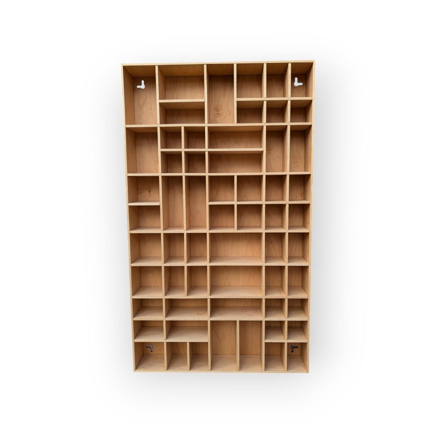 Shadow Box Wooden Display Shelf - Wall Cubby Shelf - Multiple Compartment Sizes - #18 - Trinket Shelf - Curio Cabinet