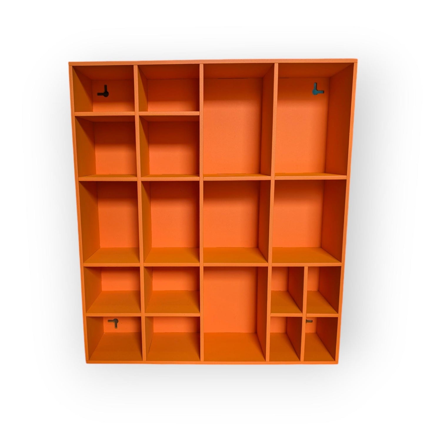 Shadow Box Wooden Display Shelf - Wall Cubby Shelf - Multiple Compartment Sizes - #17c - Trinket Shelf - Curio Cabinet