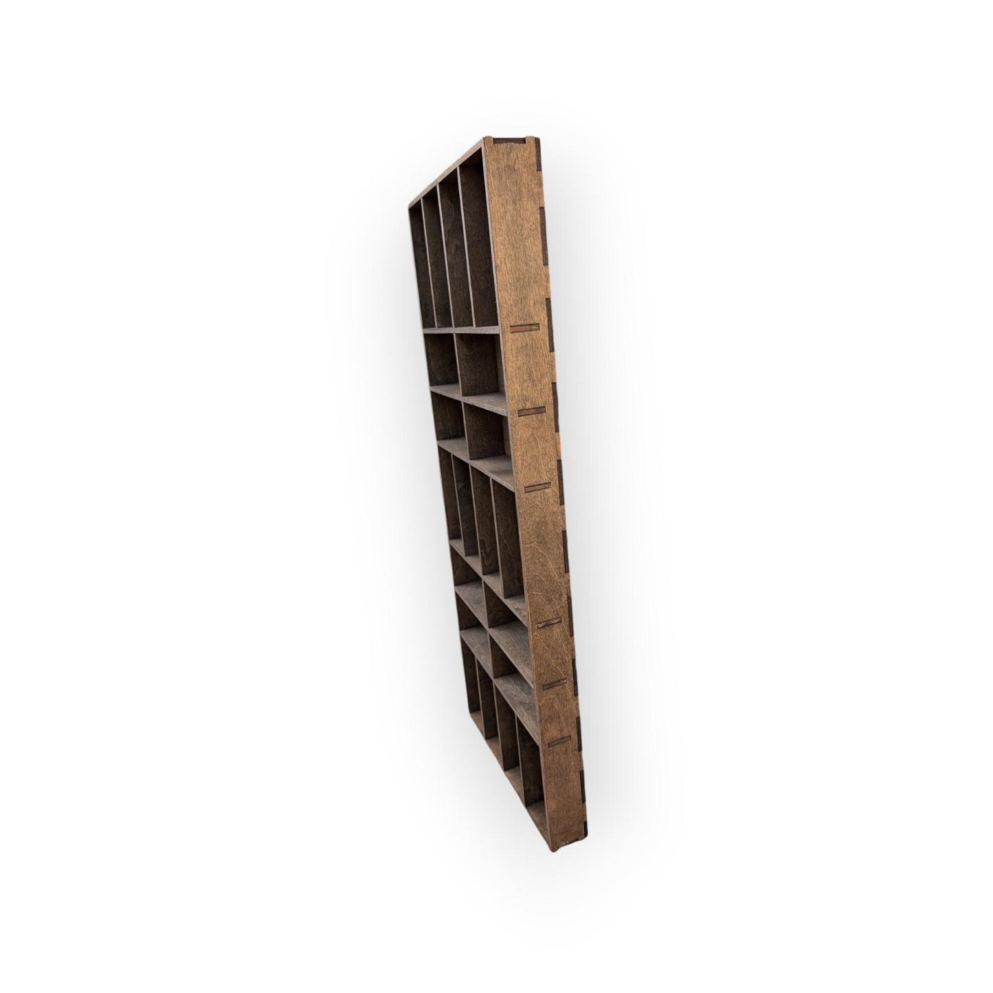 Shadow Box Wooden Display Shelf - Wall Cubby Shelf - Multiple Compartment Sizes - #22 - Trinket Shelf - Curio Cabinet