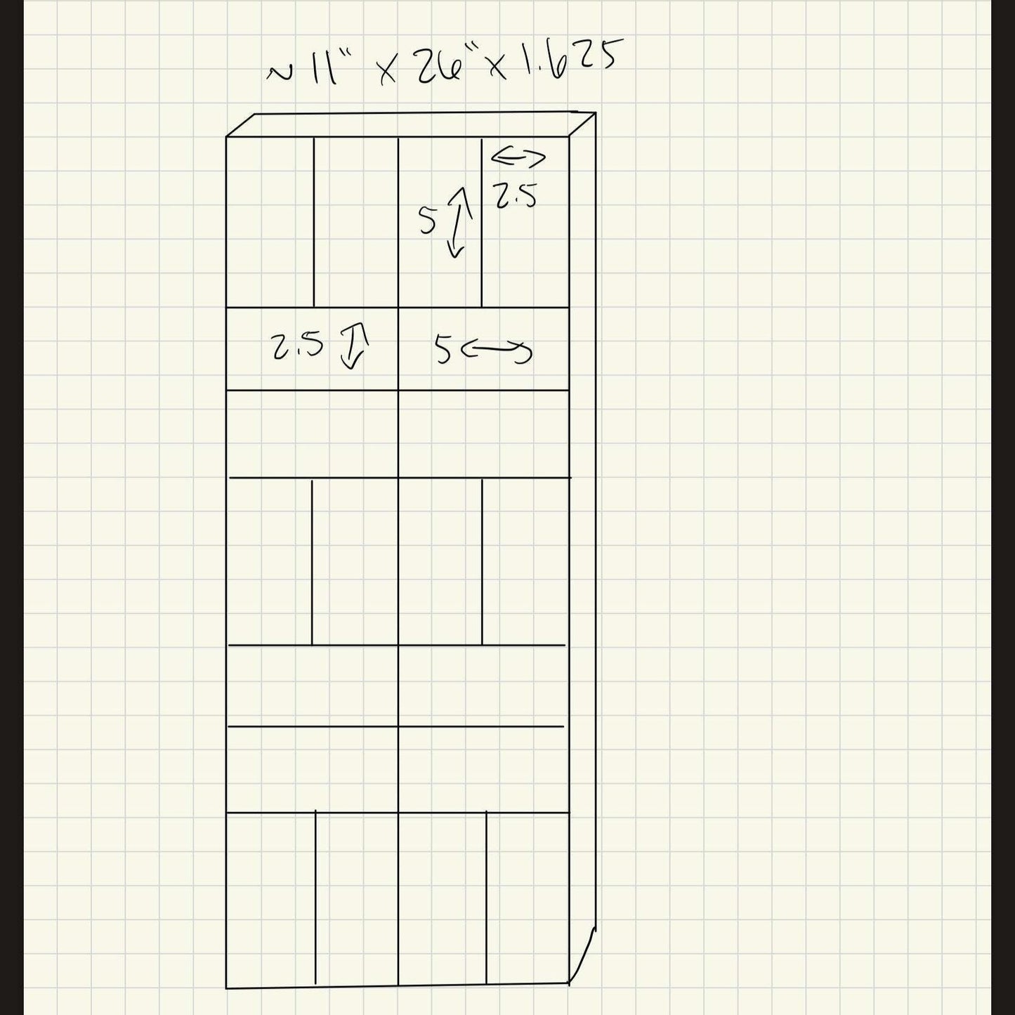 Shadow Box Wooden Display Shelf - Wall Cubby Shelf - Multiple Compartment Sizes - #22 - Trinket Shelf - Curio Cabinet