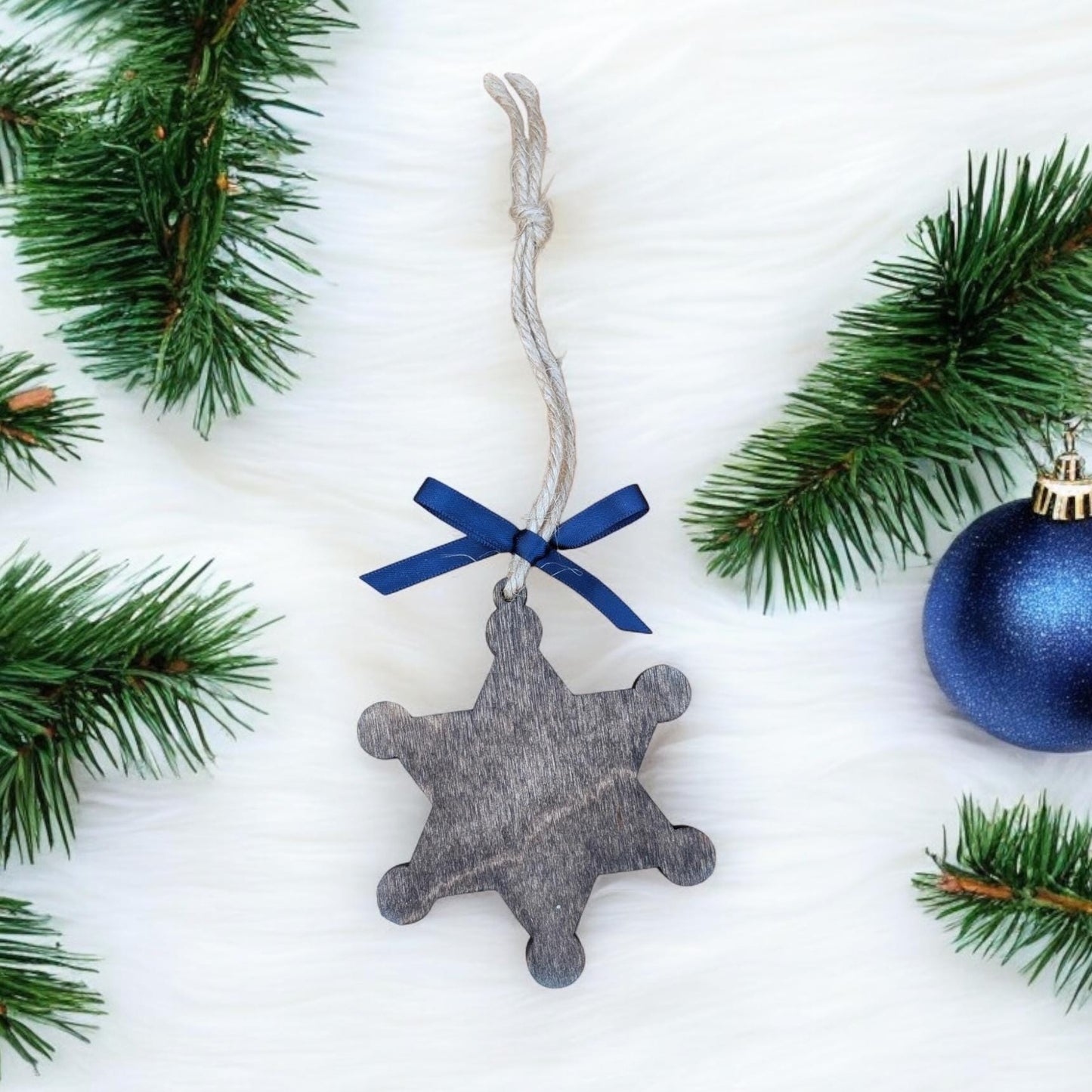 Sheriff Star Ornament