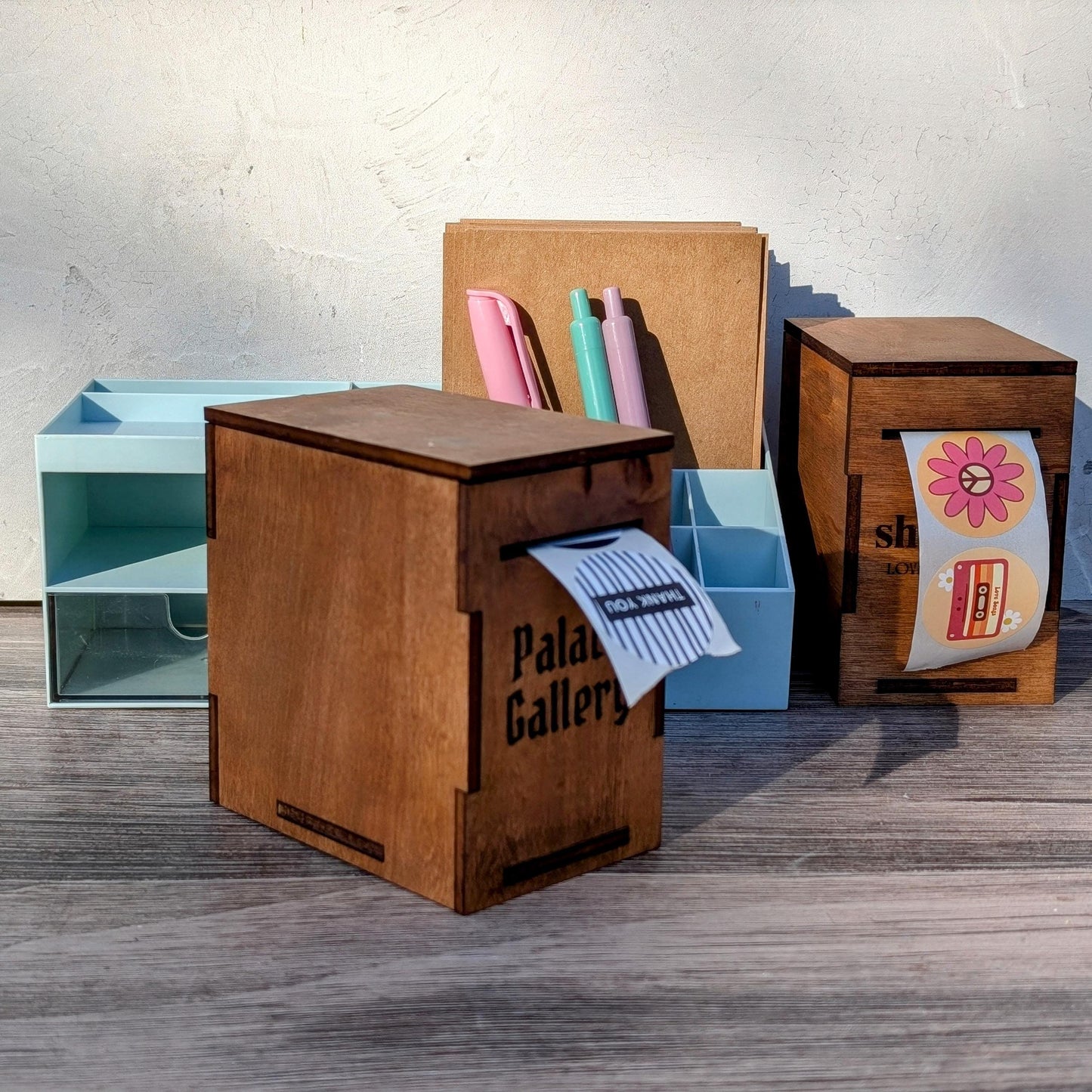 Custom Logo Sticker Dispenser Box
