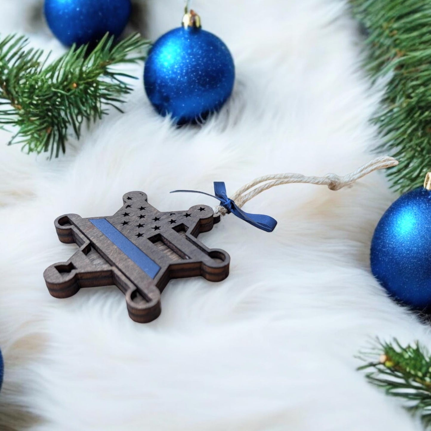 Sheriff Star Ornament