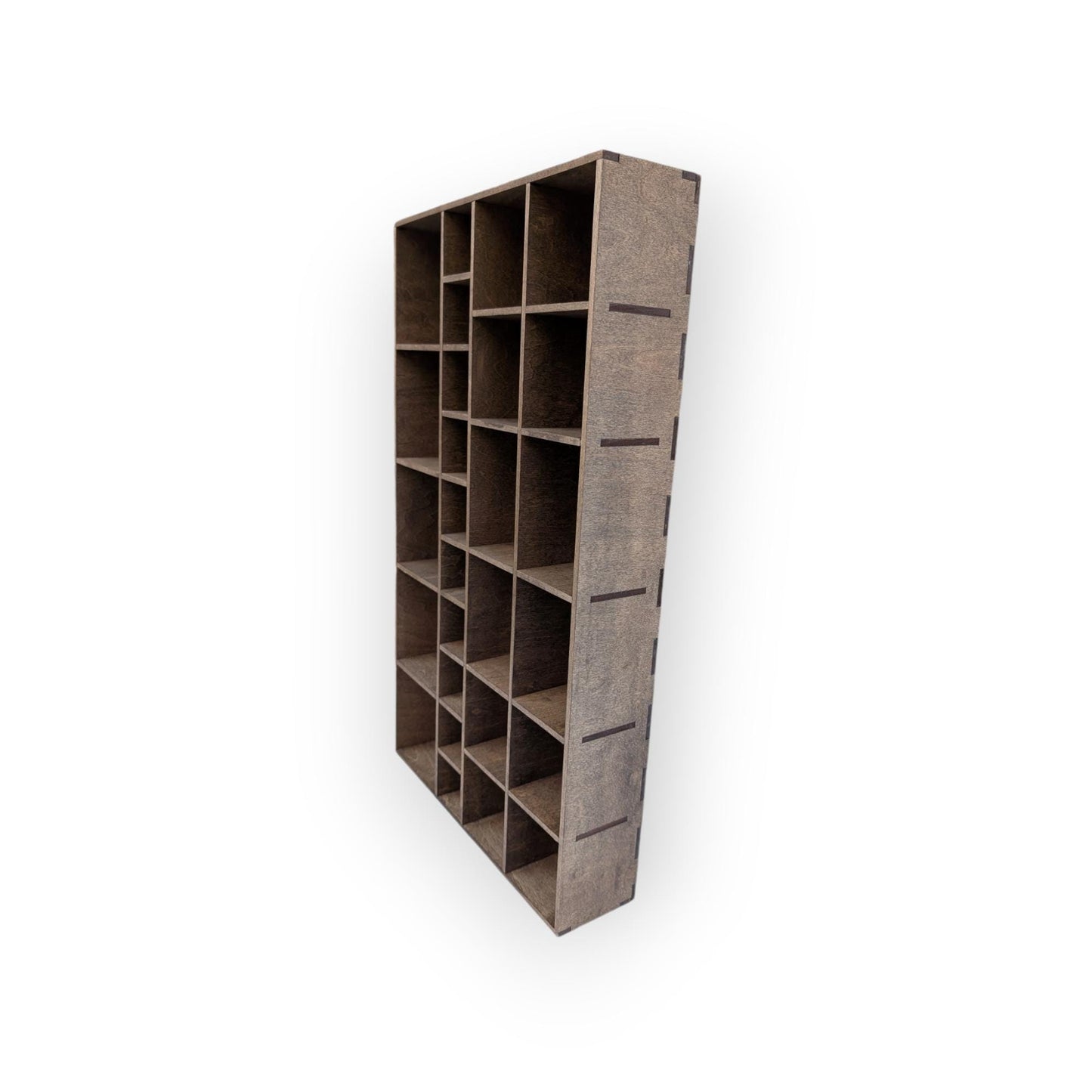 Shadow Box Wooden Display Shelf - Wall Cubby Shelf - Multiple Compartment Sizes - #25 - Trinket Shelf - Curio Cabinet