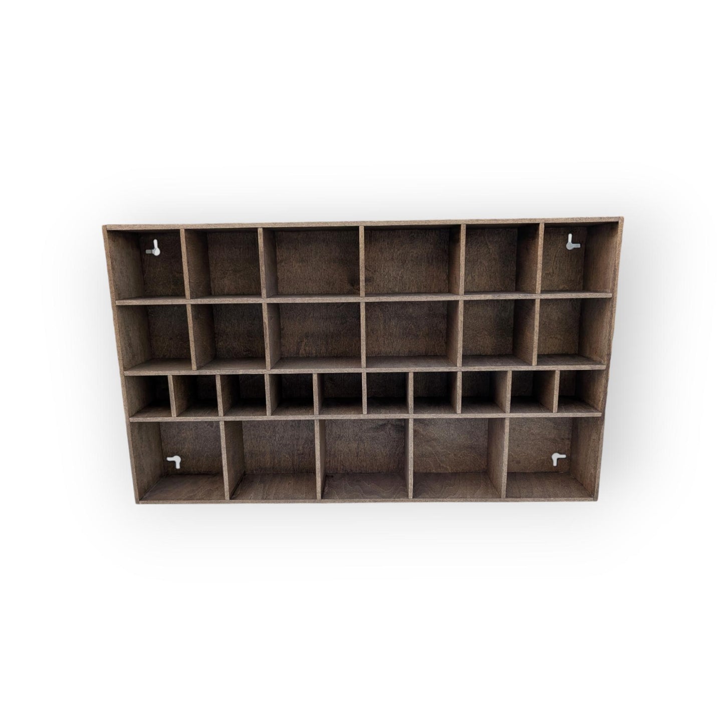 Shadow Box Wooden Display Shelf - Wall Cubby Shelf - Multiple Compartment Sizes - #25 - Trinket Shelf - Curio Cabinet