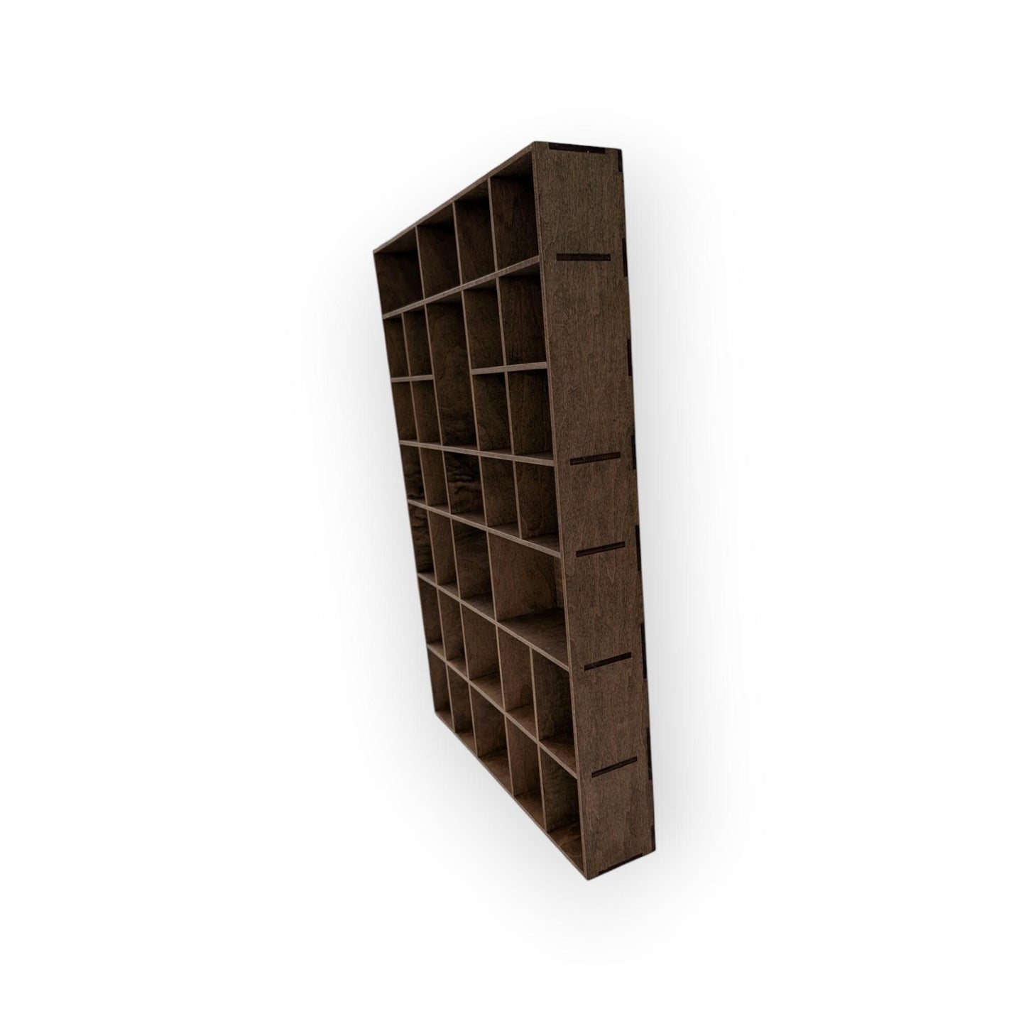 Shadow Box Wooden Display Shelf - Wall Cubby Shelf - Multiple Compartment Sizes - #31 - Trinket Shelf - Curio Cabinet