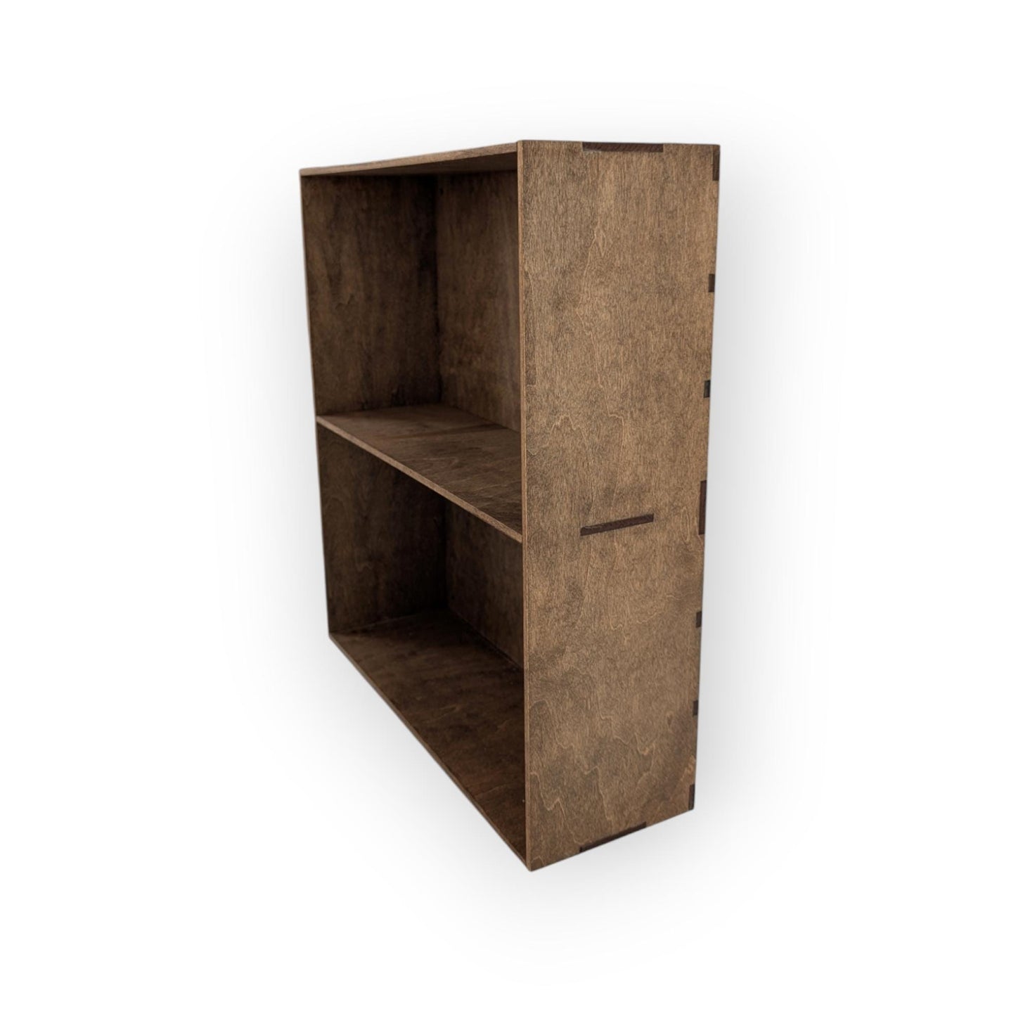 12 Compartment Wooden Display Shelf - 8x14.5 - Trinket Shelf - Curio Cabinet