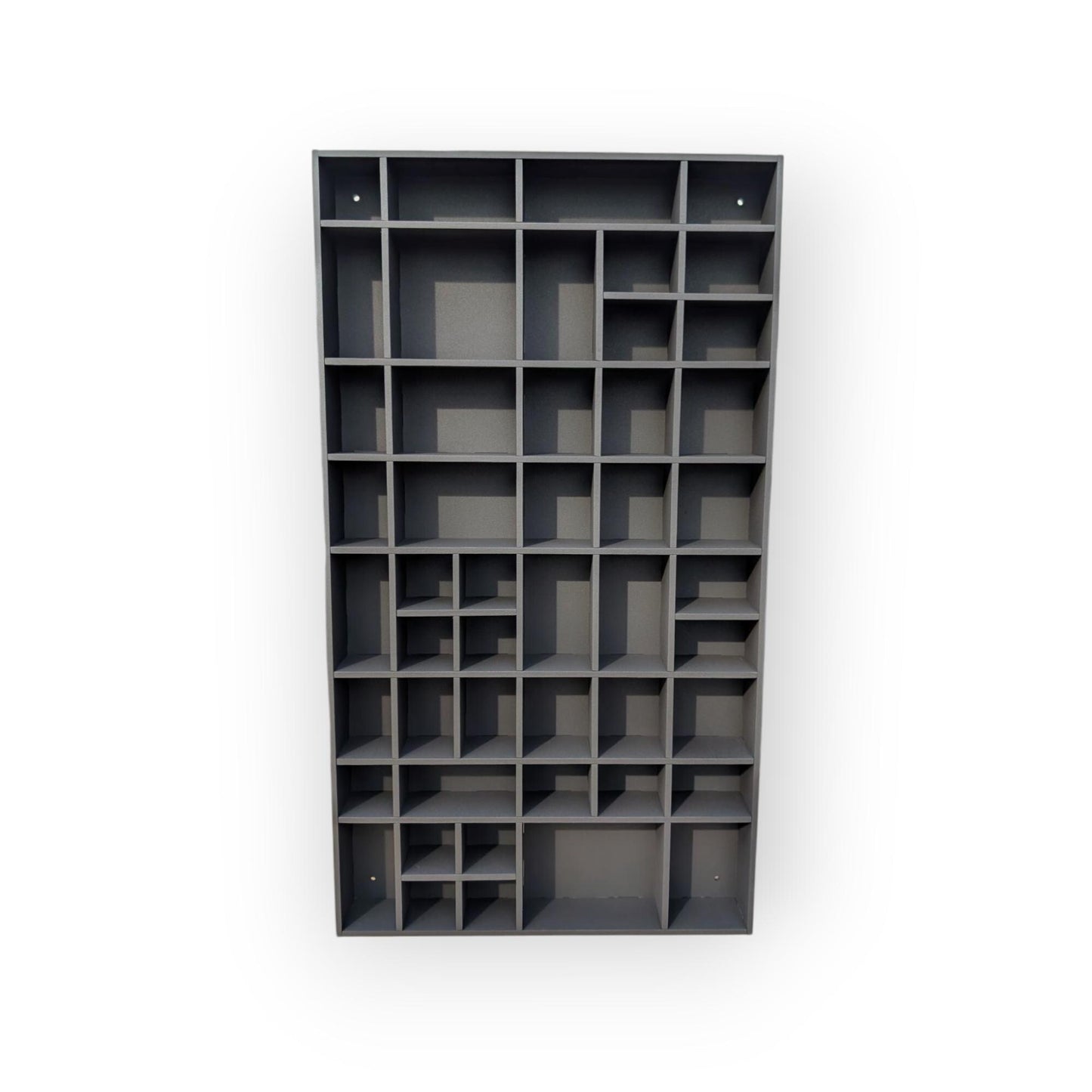 Shadow Box Wooden Display Shelf - Wall Cubby Shelf - Multiple Compartment Sizes - #34b - Trinket Shelf - Curio Cabinet