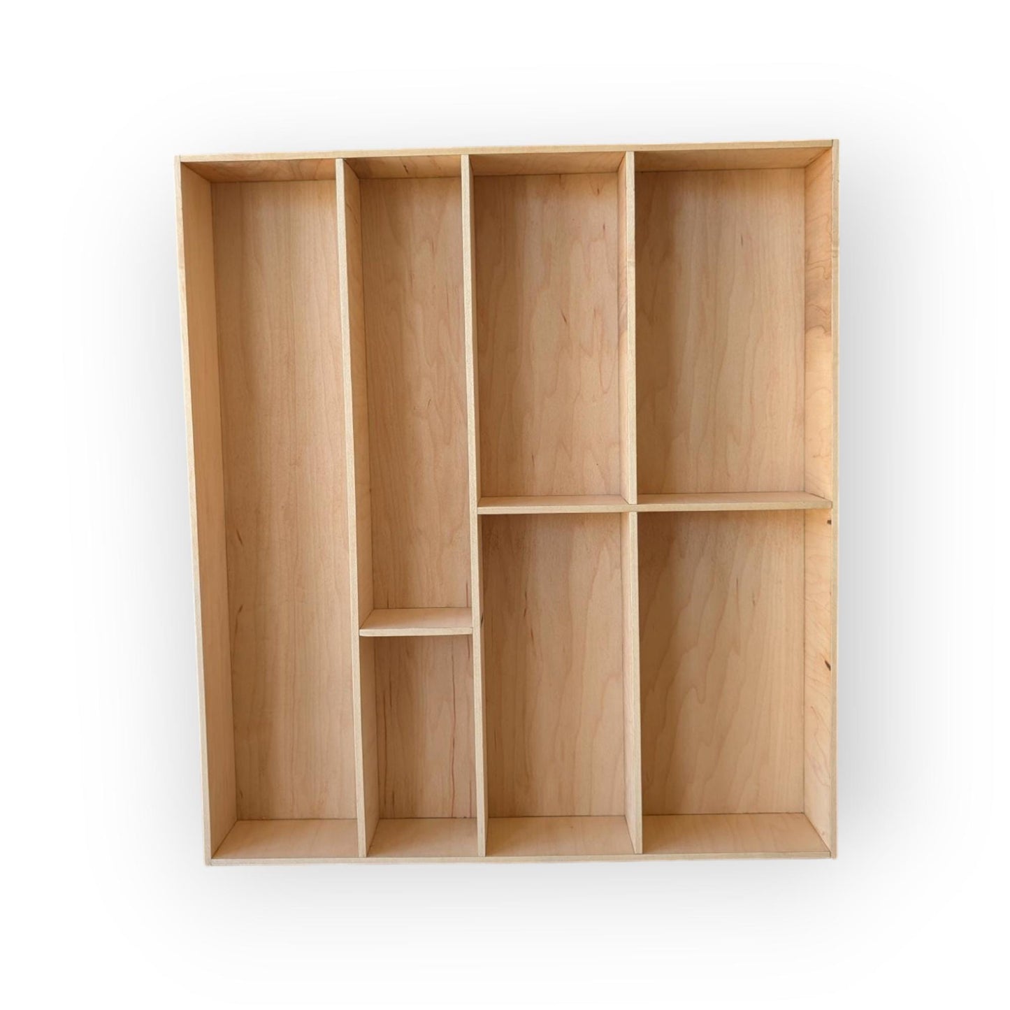 Wooden Drawer Organizer - Kitchen Drawer Divider #1 - Trinket Shelf - Curio Cabinet