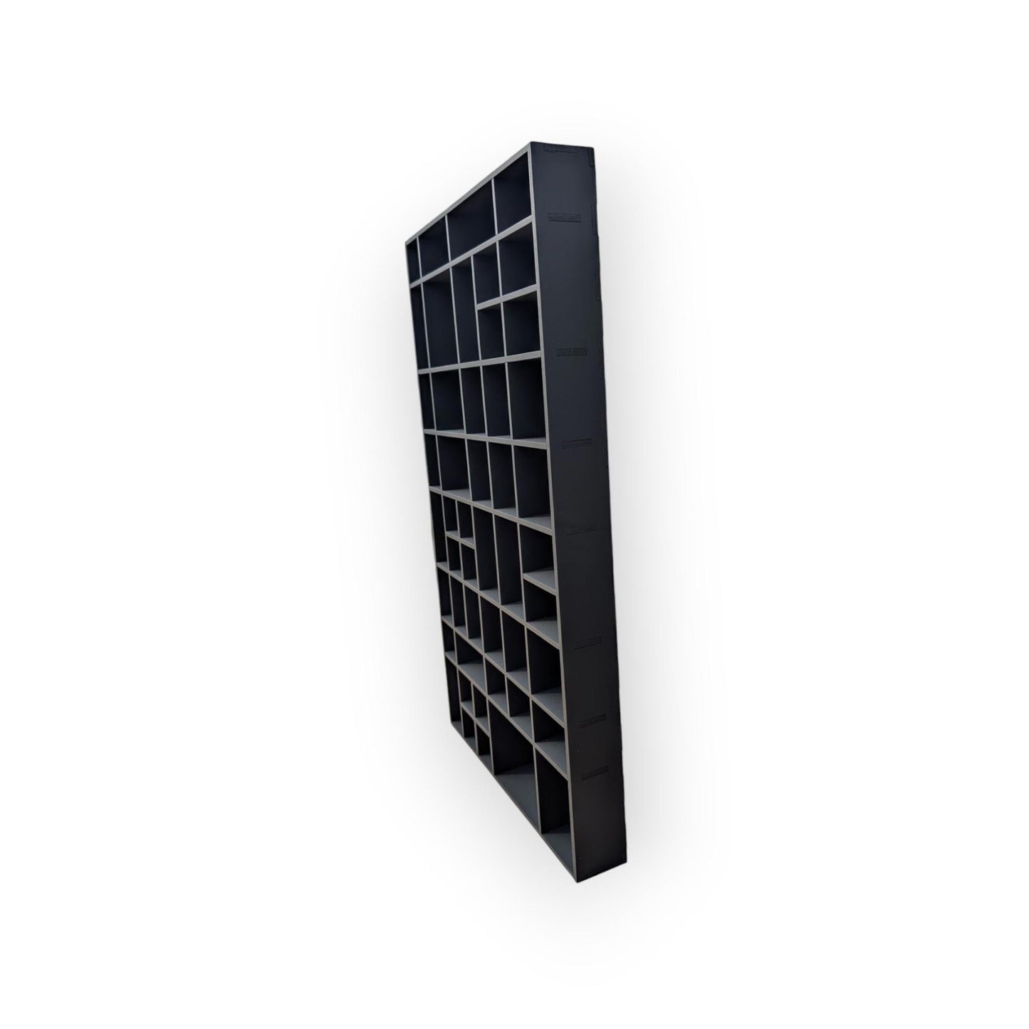 Shadow Box Wooden Display Shelf - Wall Cubby Shelf - Multiple Compartment Sizes - #34A - Trinket Shelf - Curio Cabinet