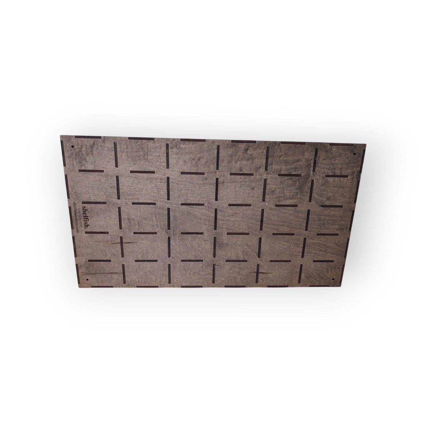 30 Compartment Wooden Display Shelf - 4x2.5 - Trinket Shelf - Curio Cabinet