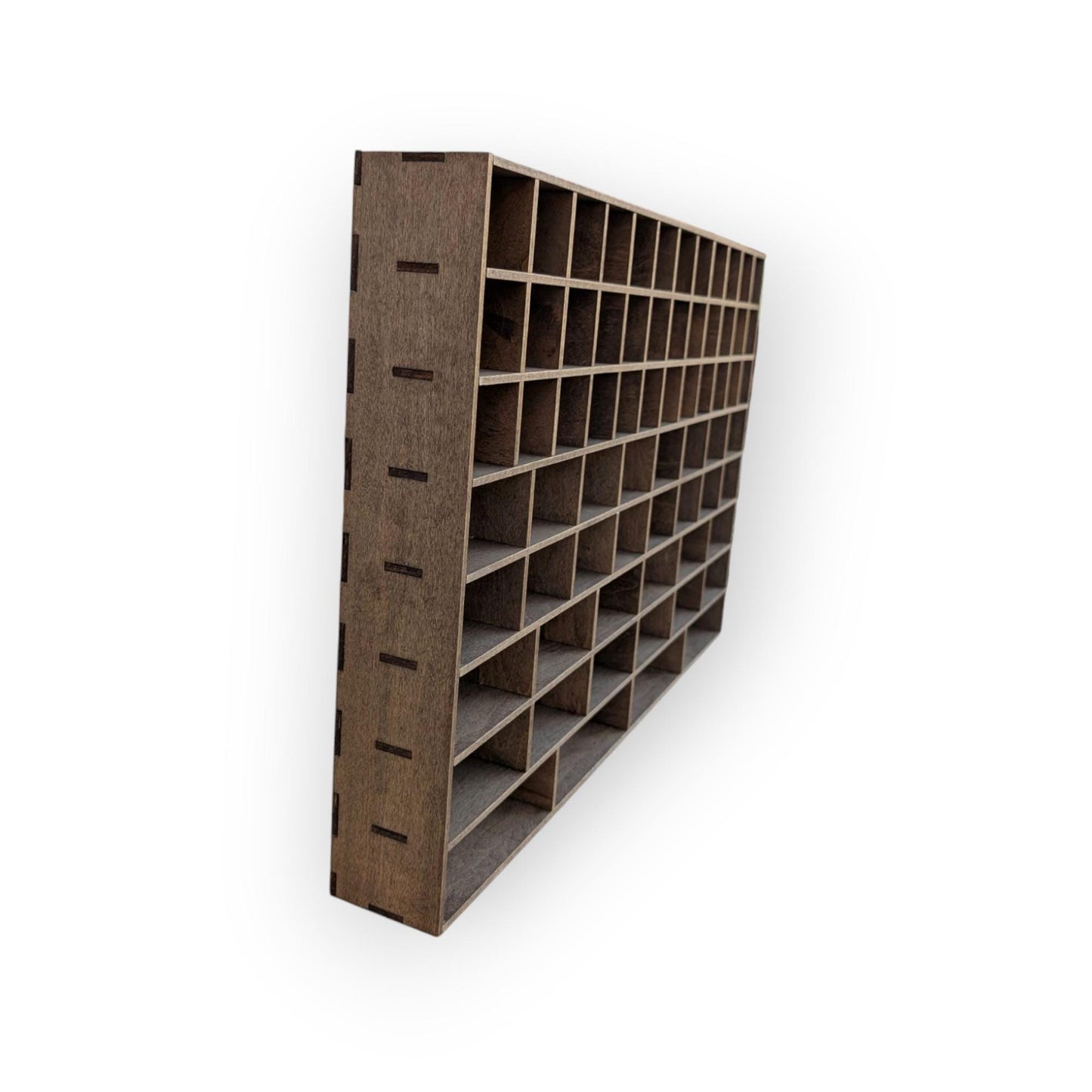 Shadow Box Wooden Display Shelf - Wall Cubby Shelf - Multiple Compartment Sizes - #33 - Trinket Shelf - Curio Cabinet