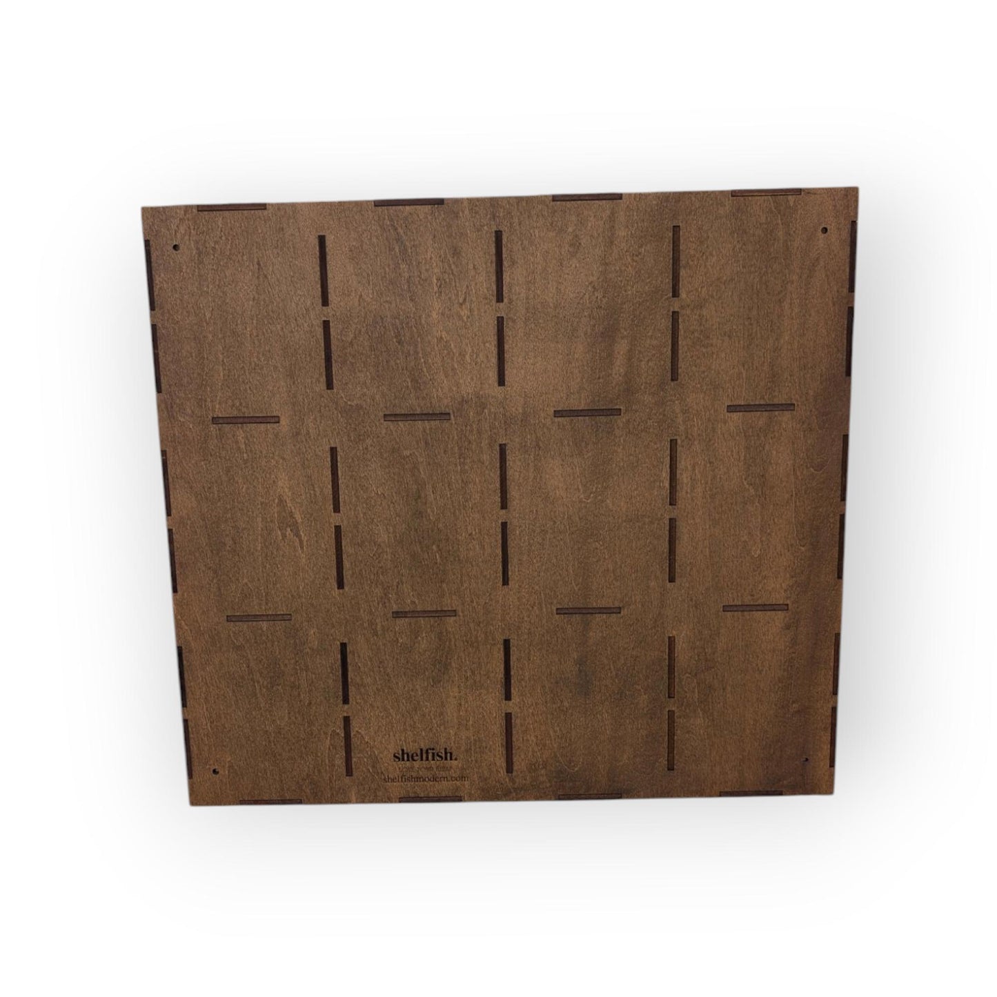 12 Compartment Wooden Display Shelf - 6x5 - Trinket Shelf - Curio Cabinet