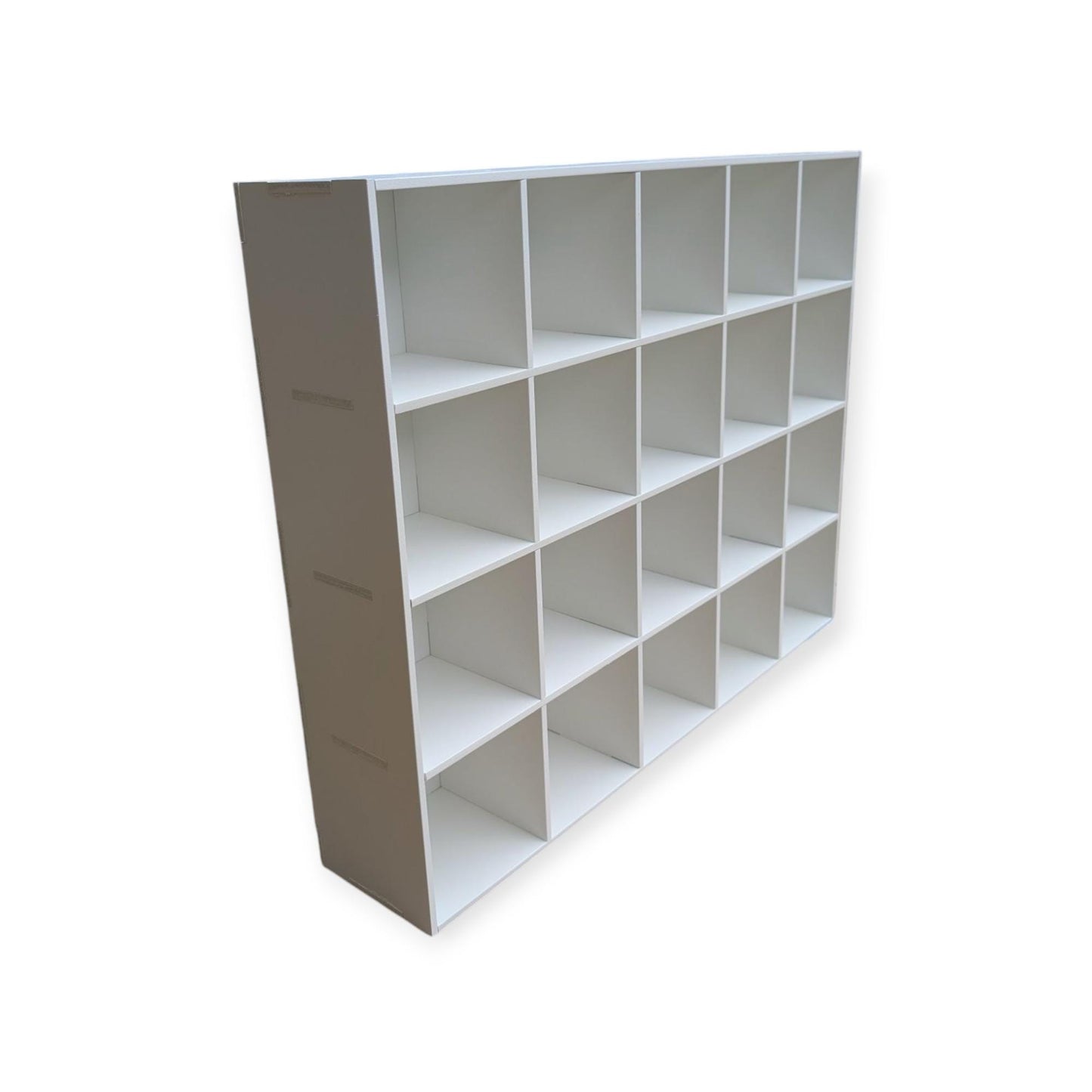 20 Compartment Wooden Display Shelf - 4x4 - Trinket Shelf - Curio Cabinet