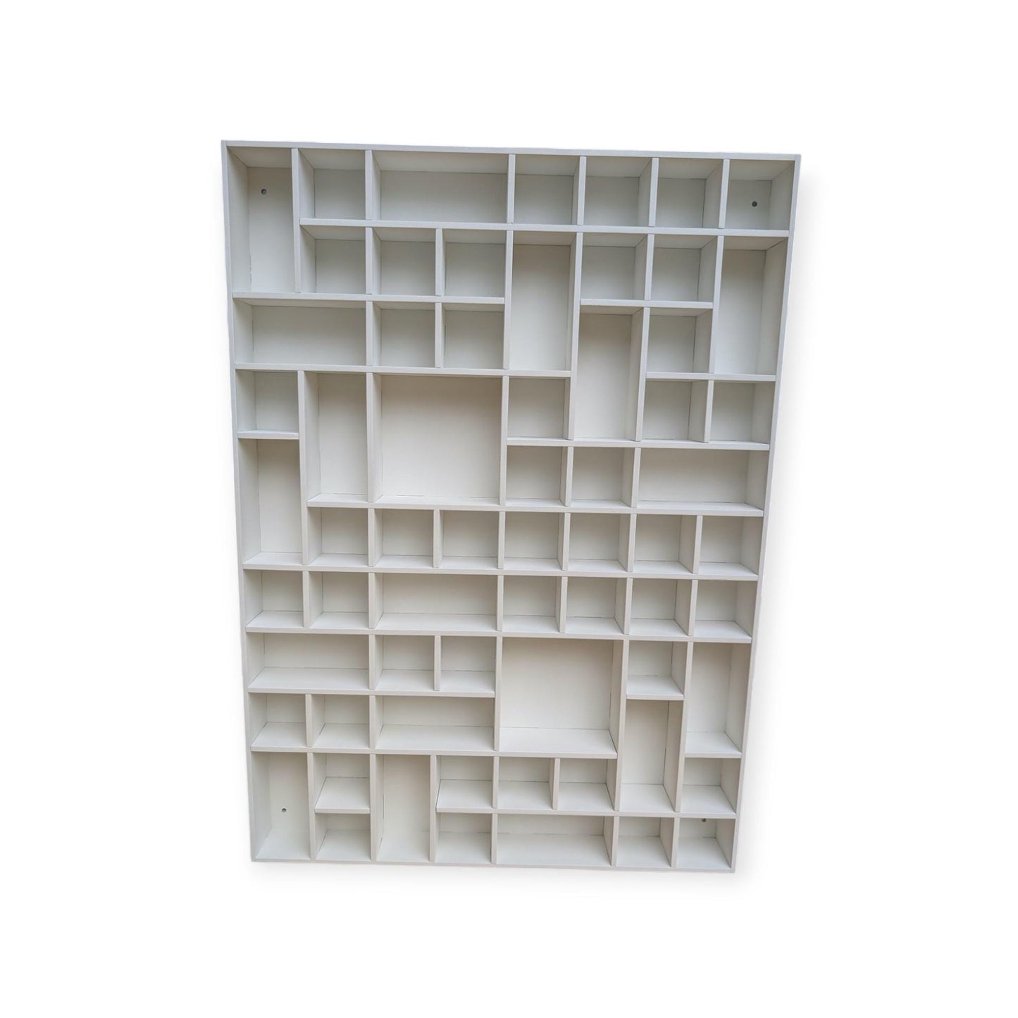 Shadow Box Wooden Display Shelf - Wall Cubby Shelf - Multiple Compartment Sizes - #36 - Trinket Shelf - Curio Cabinet