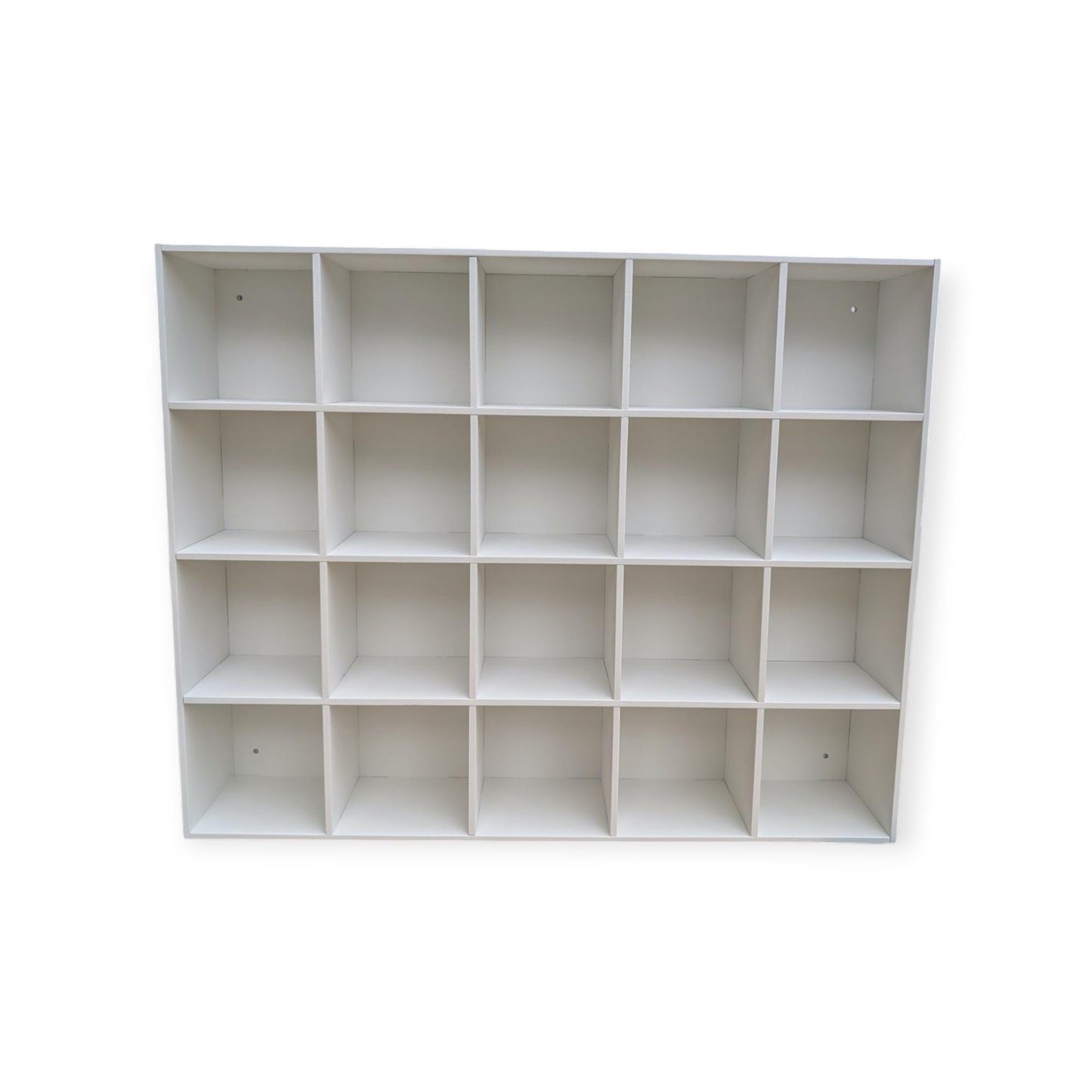 20 Compartment Wooden Display Shelf - 4x4 - Trinket Shelf - Curio Cabinet