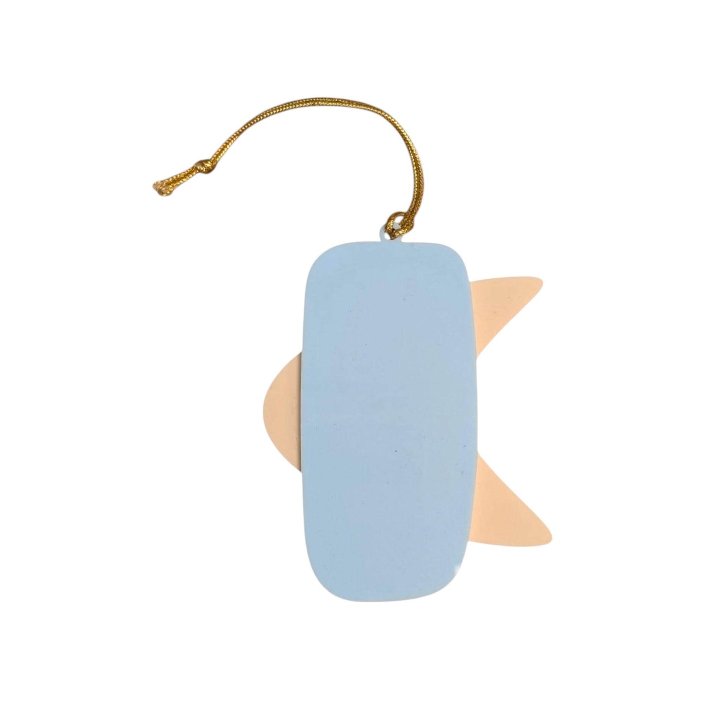 Mid Century Modern Retro Family Name Boomerang Ornament -2025 Happy Holidays MCM Ornament - 1950s 1960s Ornament - Retro Christmas Ornaments