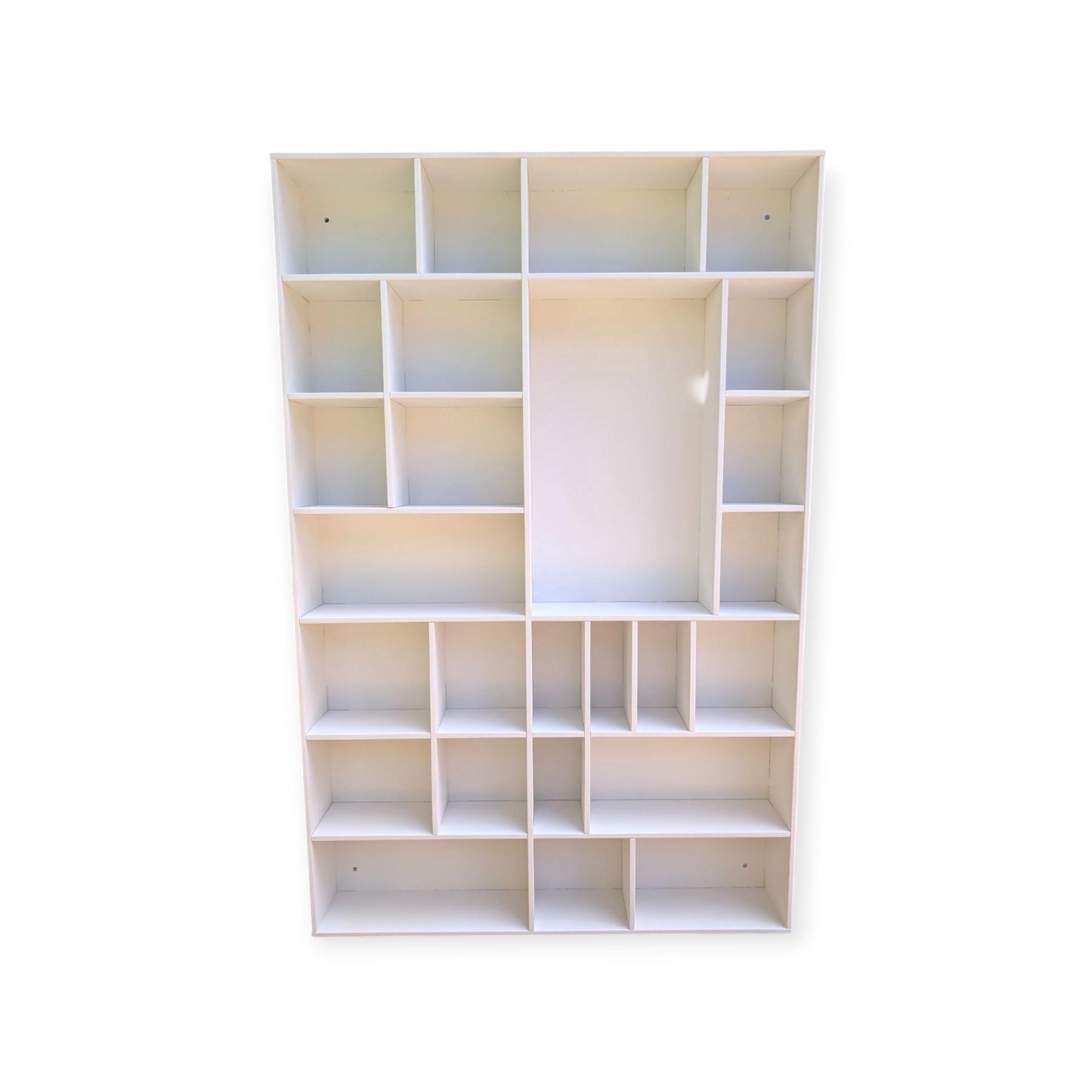 Multi Compartment Wooden Display Shelf -Crystal Display Shelf -Curio Cabinet- Knick Knack Display Printer Tray Figure Organizer Display #44a