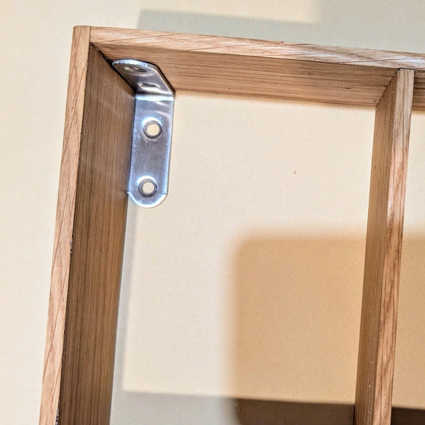 24 Compartment Wooden Display Shelf - 4x4 - Trinket Shelf - Curio Cabinet
