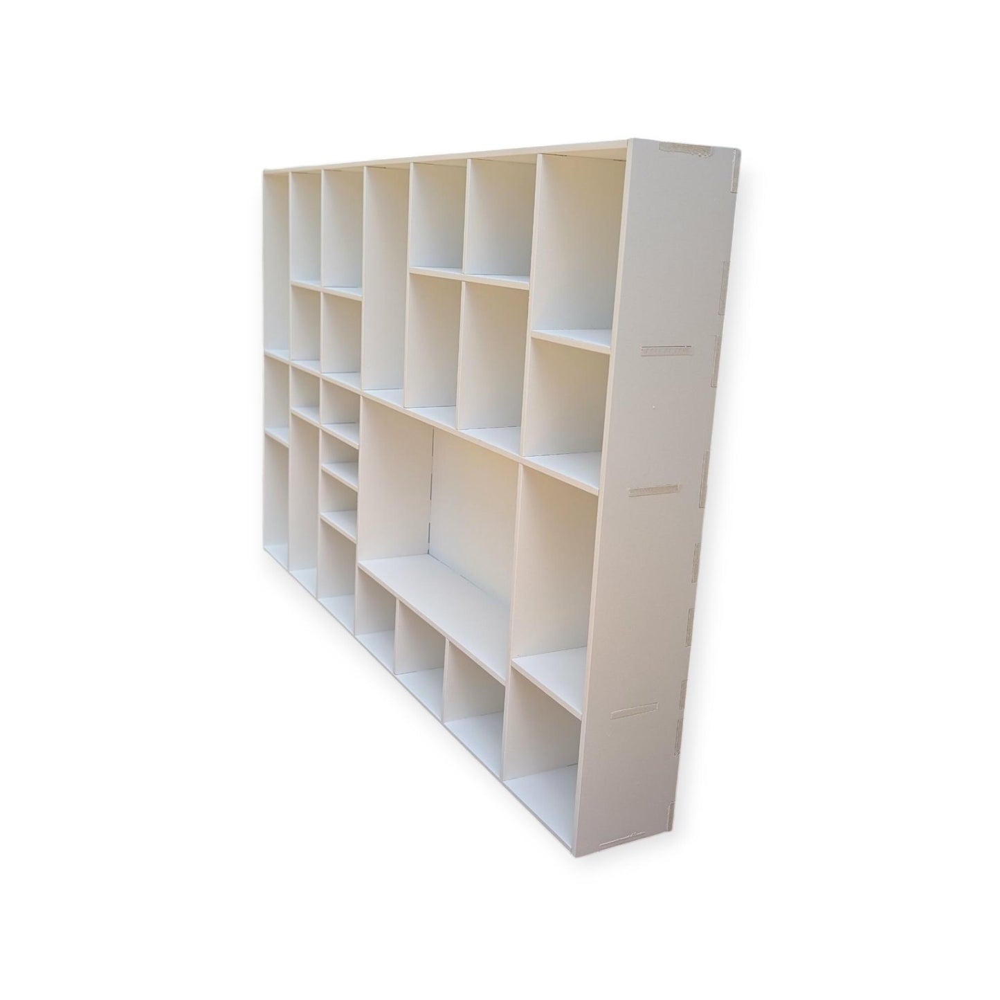 Multi Compartment Wooden Display Shelf -Crystal Display Shelf -Curio Cabinet- Knick Knack Display Printer Tray Figure Organizer Display #44a