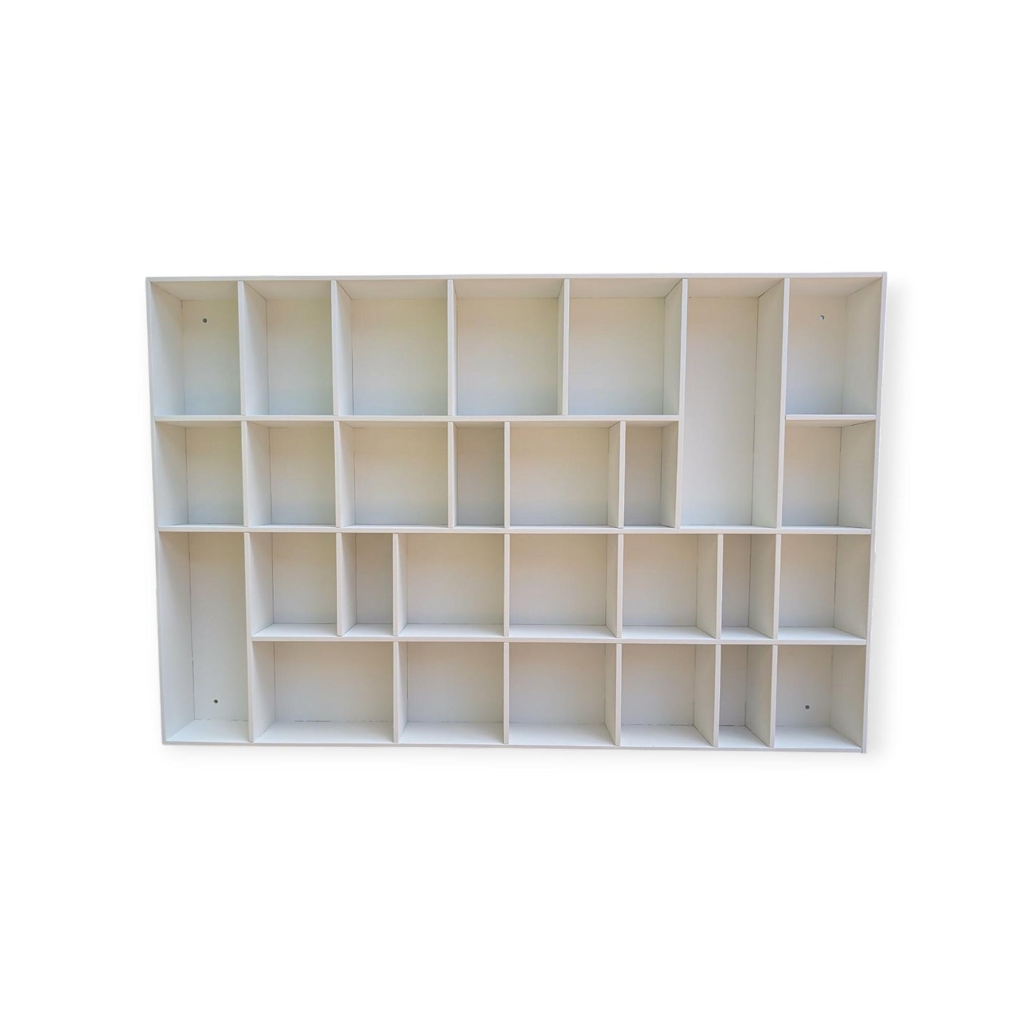 Shadow Box Wooden Display Shelf - Wall Cubby Shelf - Multiple Compartment Sizes - #44b - Trinket Shelf - Curio Cabinet