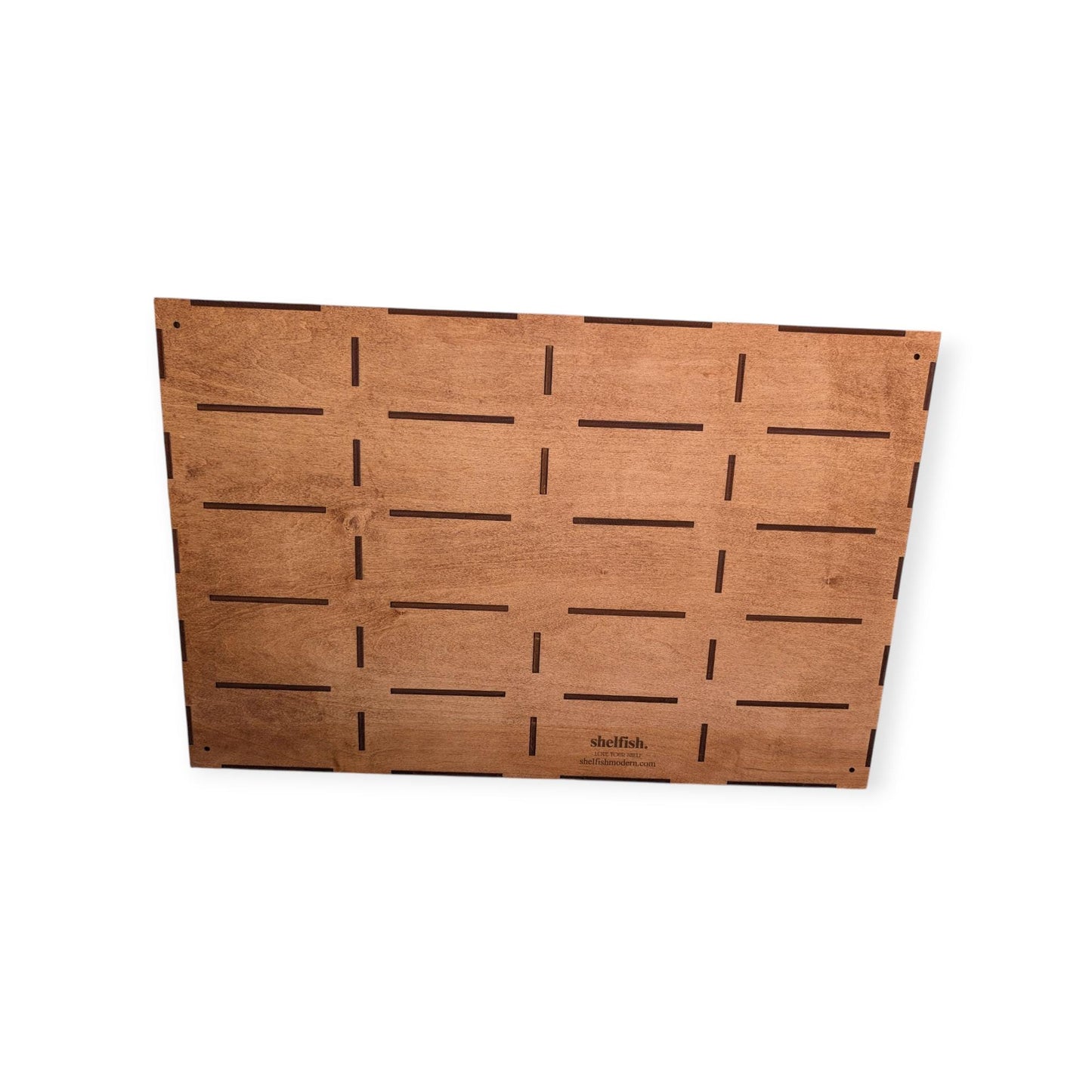 20 Compartment Wooden Display Shelf - 6x3 - Trinket Shelf - Curio Cabinet