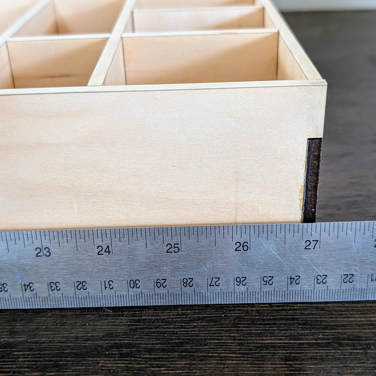 Shadow Box Wooden Display Shelf - Wall Cubby Shelf - Multiple Compartment Sizes - #18 - Trinket Shelf - Curio Cabinet