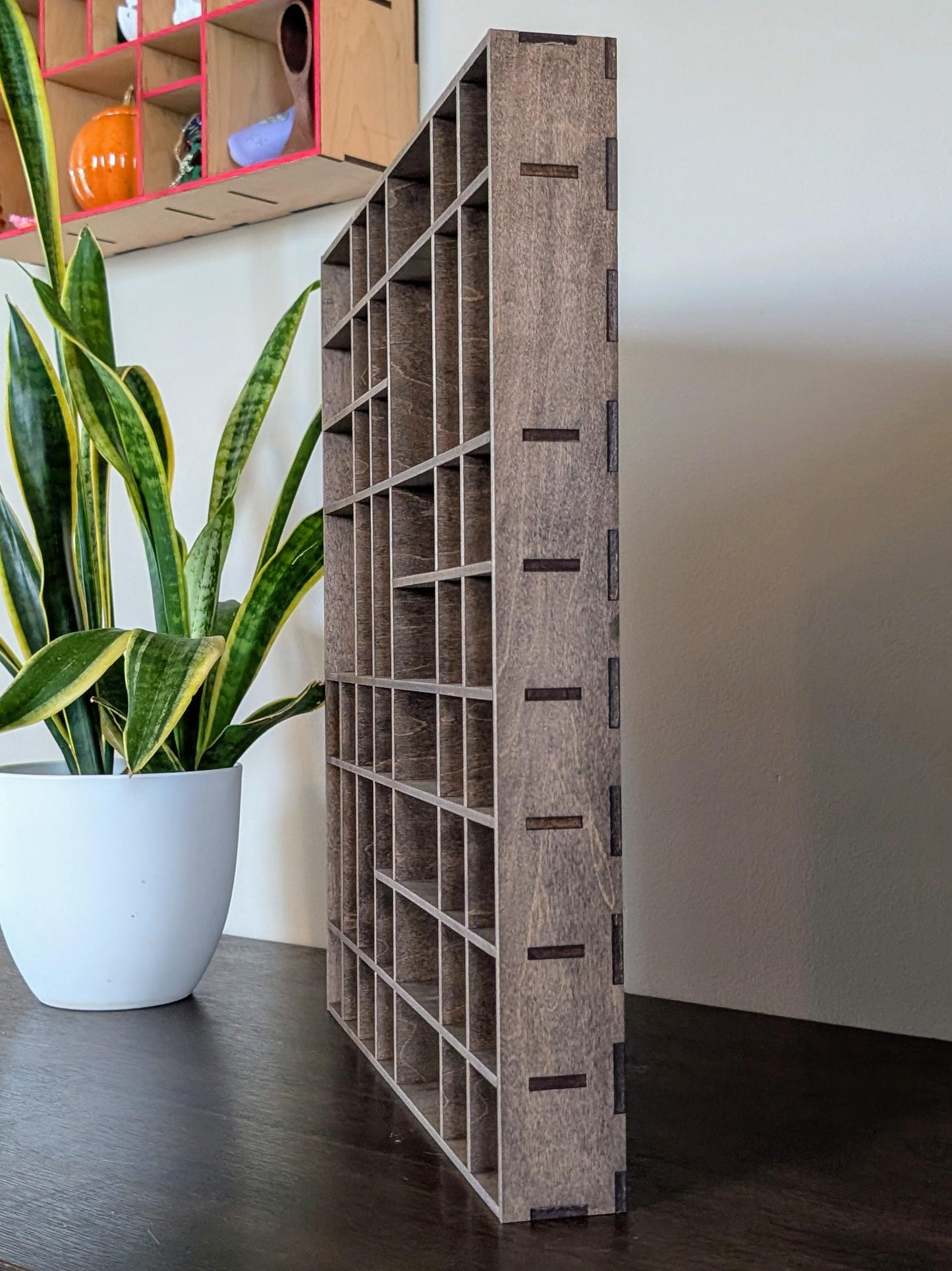 Shadow Box Wooden Display Shelf - Wall Cubby Shelf - Multiple Compartment Sizes - #29 - Trinket Shelf - Curio Cabinet