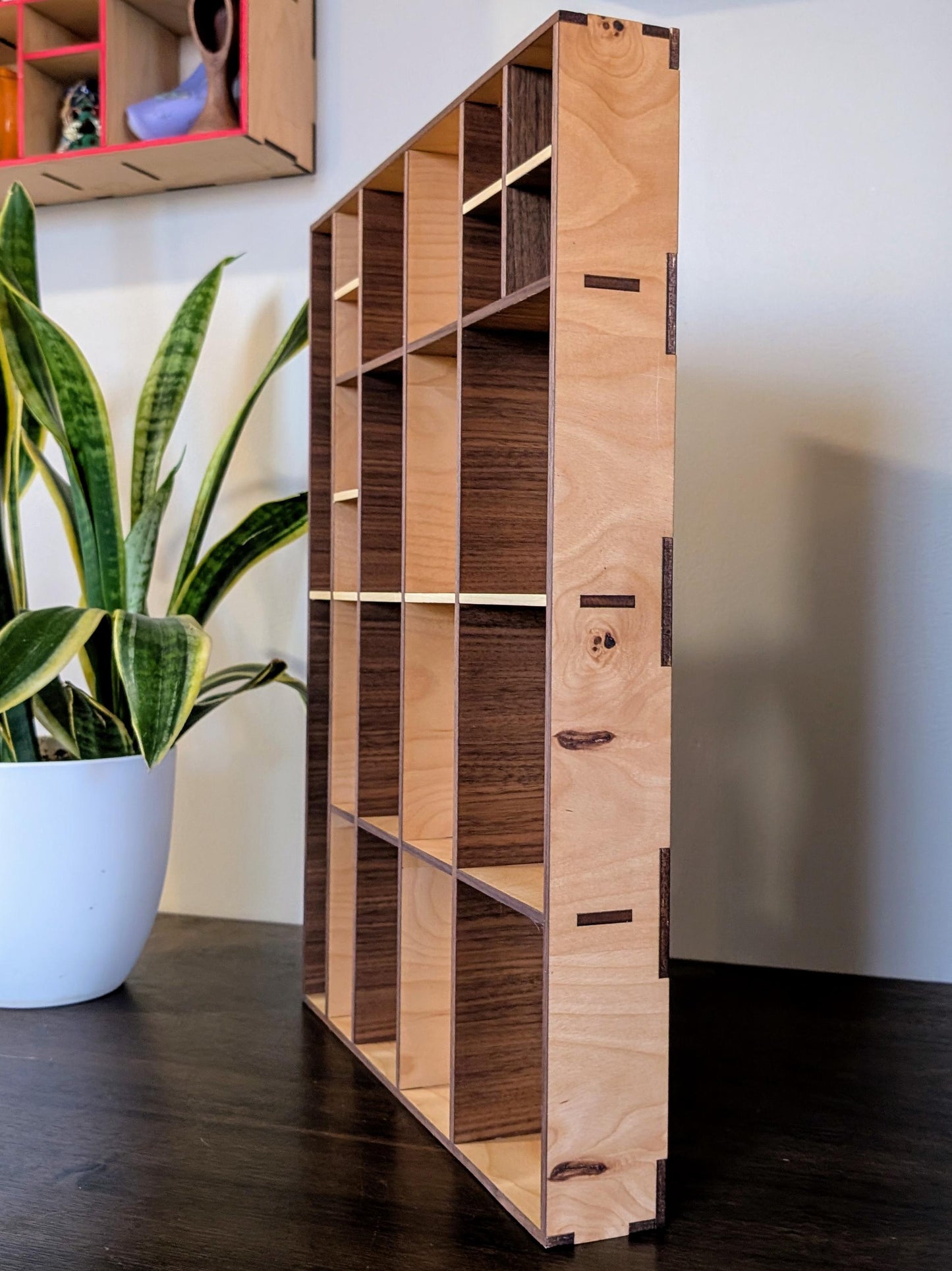 Shadow Box Wooden Display Shelf - Wall Cubby Shelf - Multiple Compartment Sizes - #1 - Trinket Shelf - Curio Cabinet