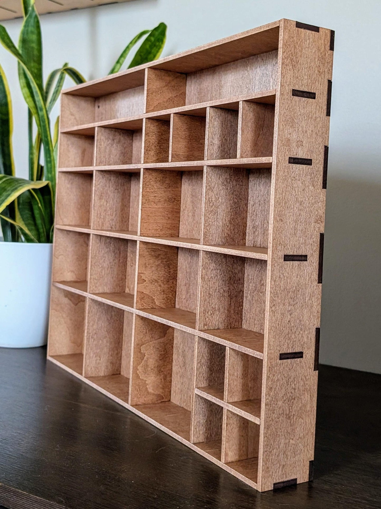 Shadow Box Wooden Display Shelf - Wall Cubby Shelf - Multiple Compartment Sizes - #1 - Trinket Shelf - Curio Cabinet