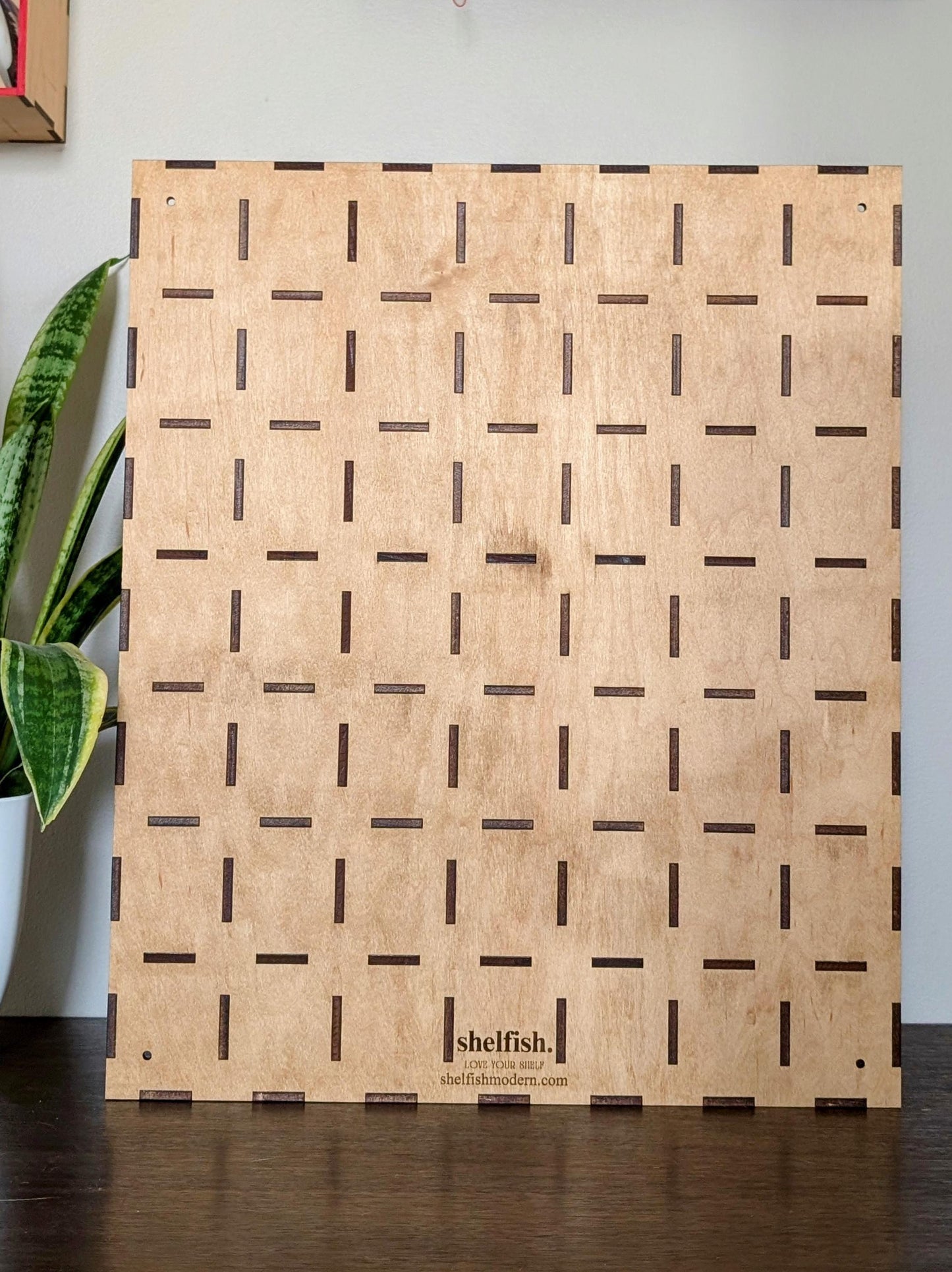 49 Compartment Wooden Display Shelf - 2.75x2.25 - Trinket Shelf - Curio Cabinet