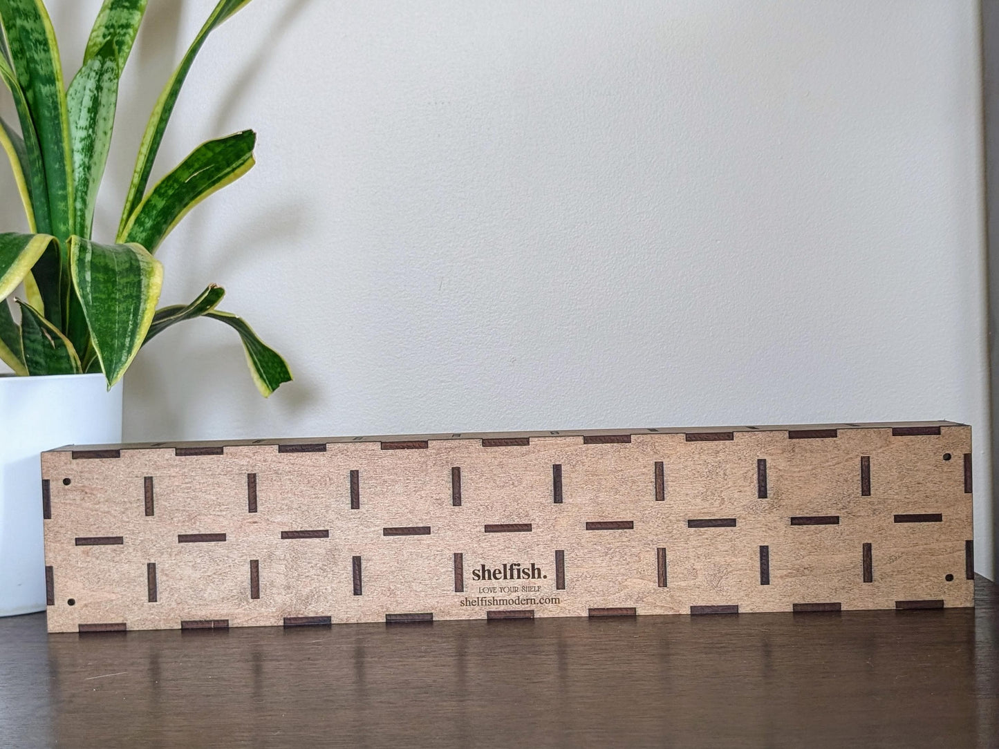 18 Compartment Wooden Display Shelf - 5cmx6cm - Trinket Shelf - Curio Cabinet