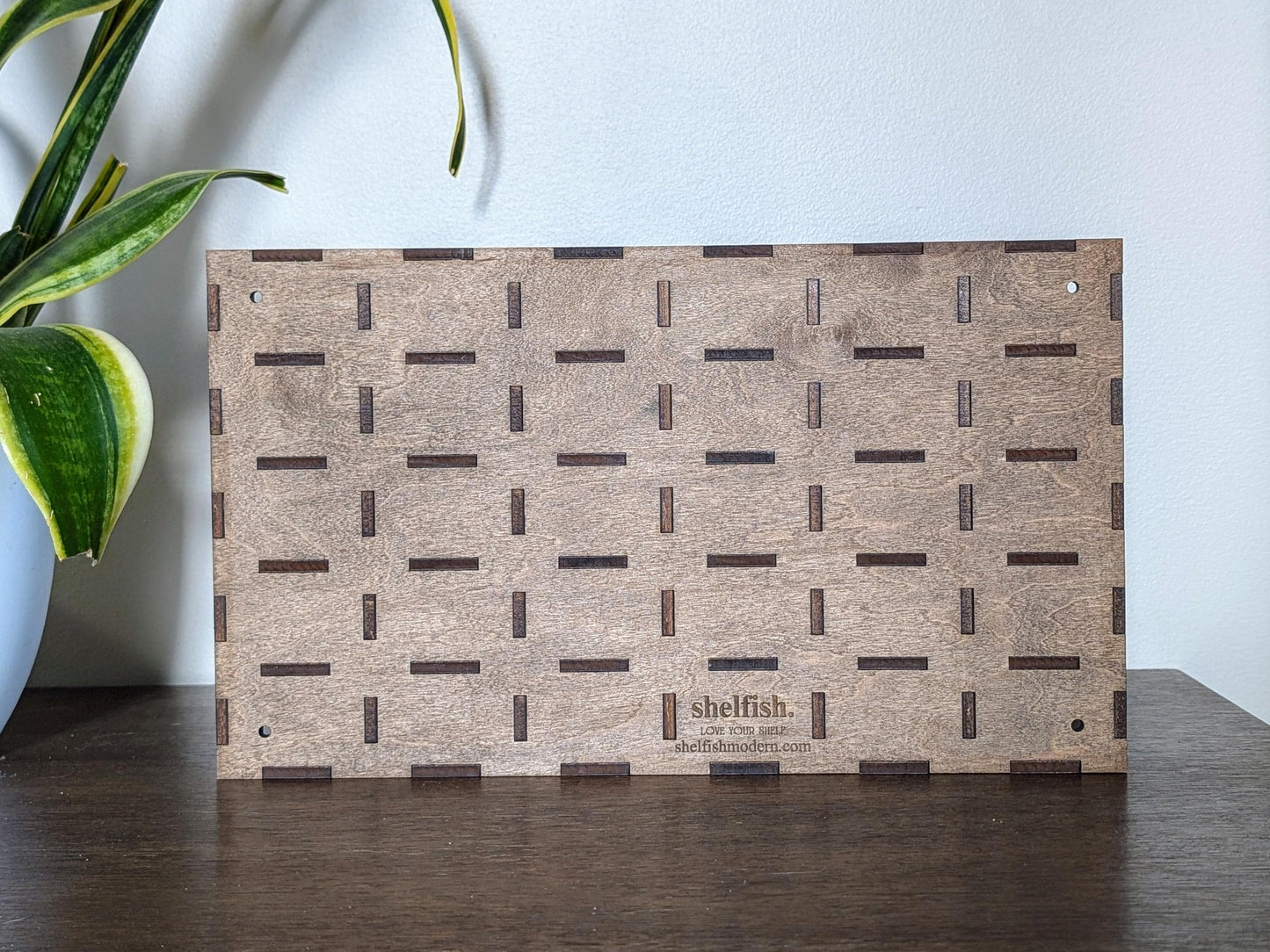 30 Compartment Wooden Display Shelf - 2.25x1.5 - Trinket Shelf - Curio Cabinet