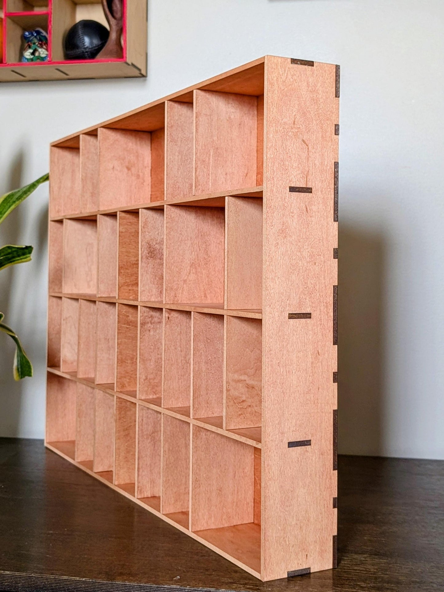 Shadow Box Wooden Display Shelf - Wall Cubby Shelf - Multiple Compartment Sizes - #52 - Trinket Shelf - Curio Cabinet