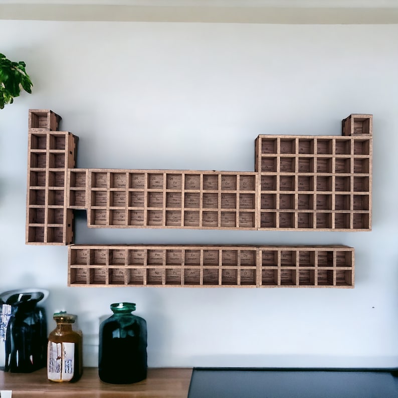 Periodic Table Display Shelf Premium