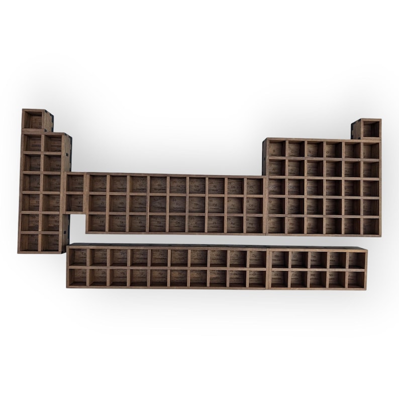 Periodic Table Display Shelf Premium