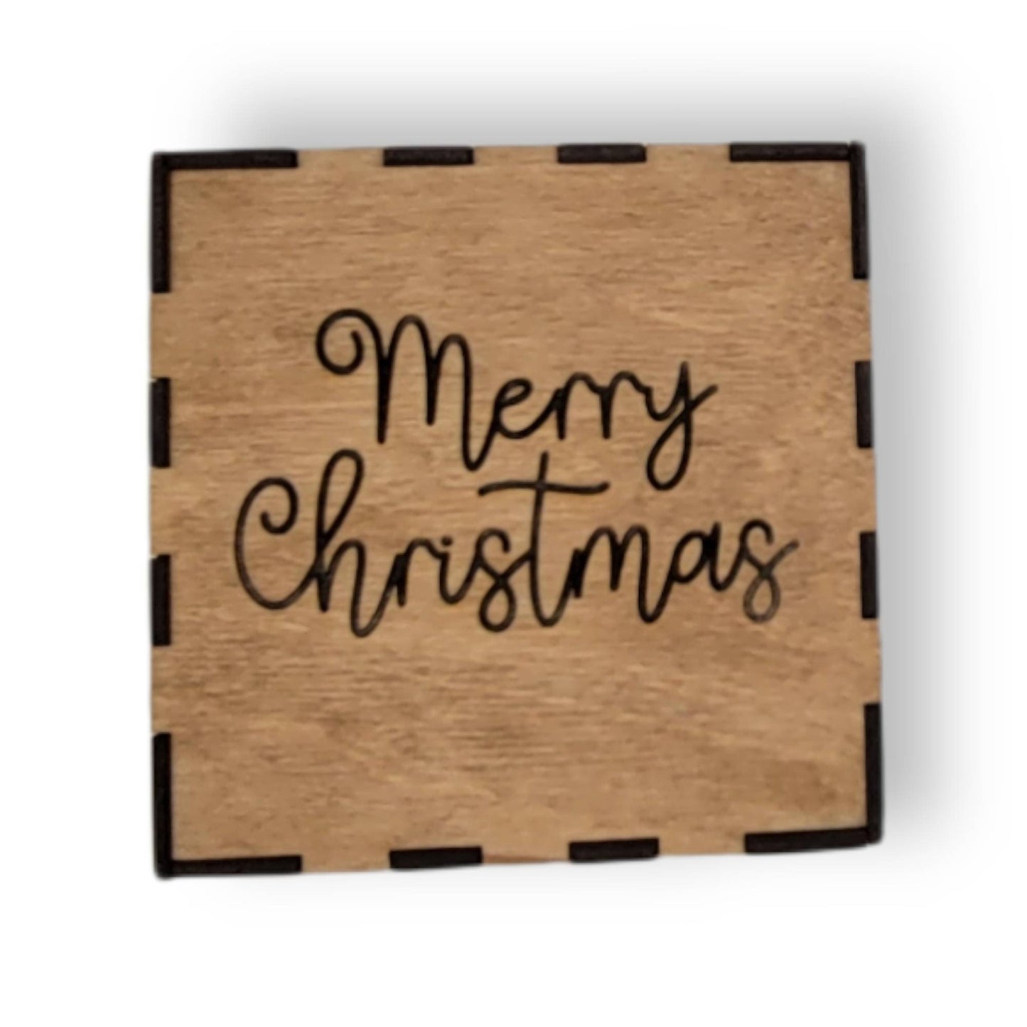 Wooden Monogram Christmas Ornament - Custom Name Ornament - Split Monogram Name Ornament - Personalized Ornament