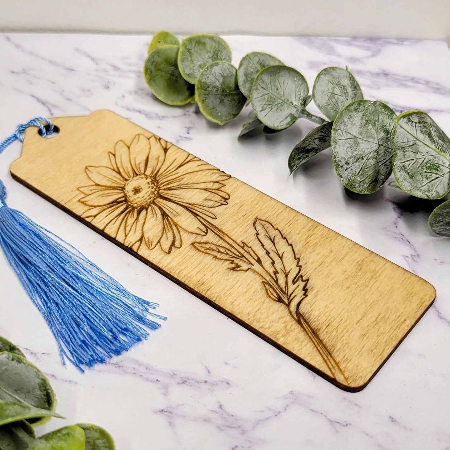 Wild flower Daisy Floral Bookmark - Custom Bookmark - Stocking Stuffer - Reader Gifts- Book Lover Gift