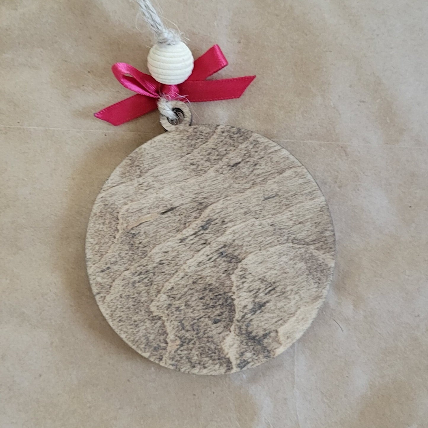 CUSTOM Any Map Address Home Engraved Wooden Christmas Ornament - Custom Home Housewarming Gift - Address Sign - New Home Ornament