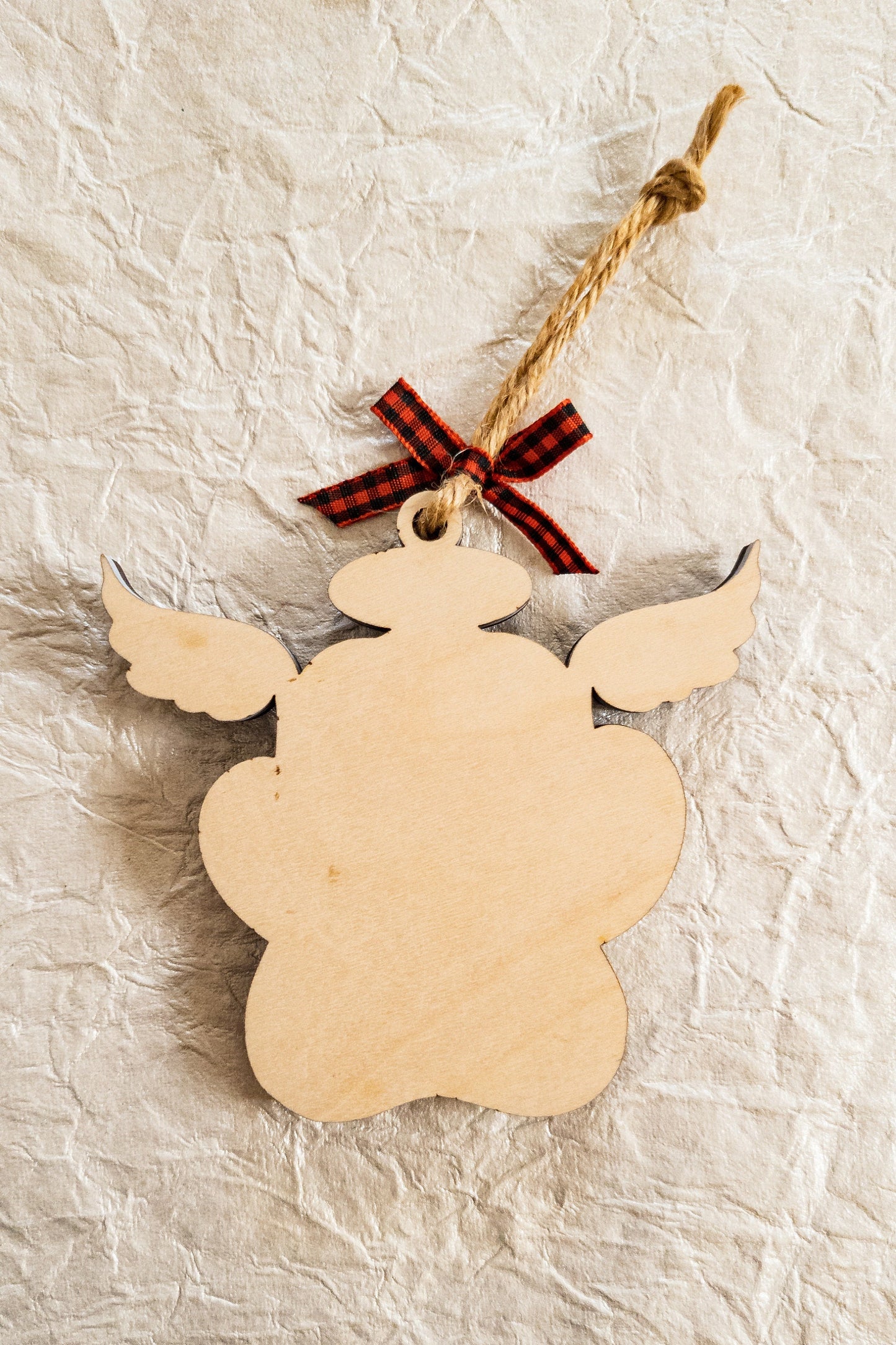 Personalized Memorial Dog Paw Christmas Ornament - Dog Monogram Name Ornament - 2021 Dog Memory Commemorative Ornament - Wooden Ornament