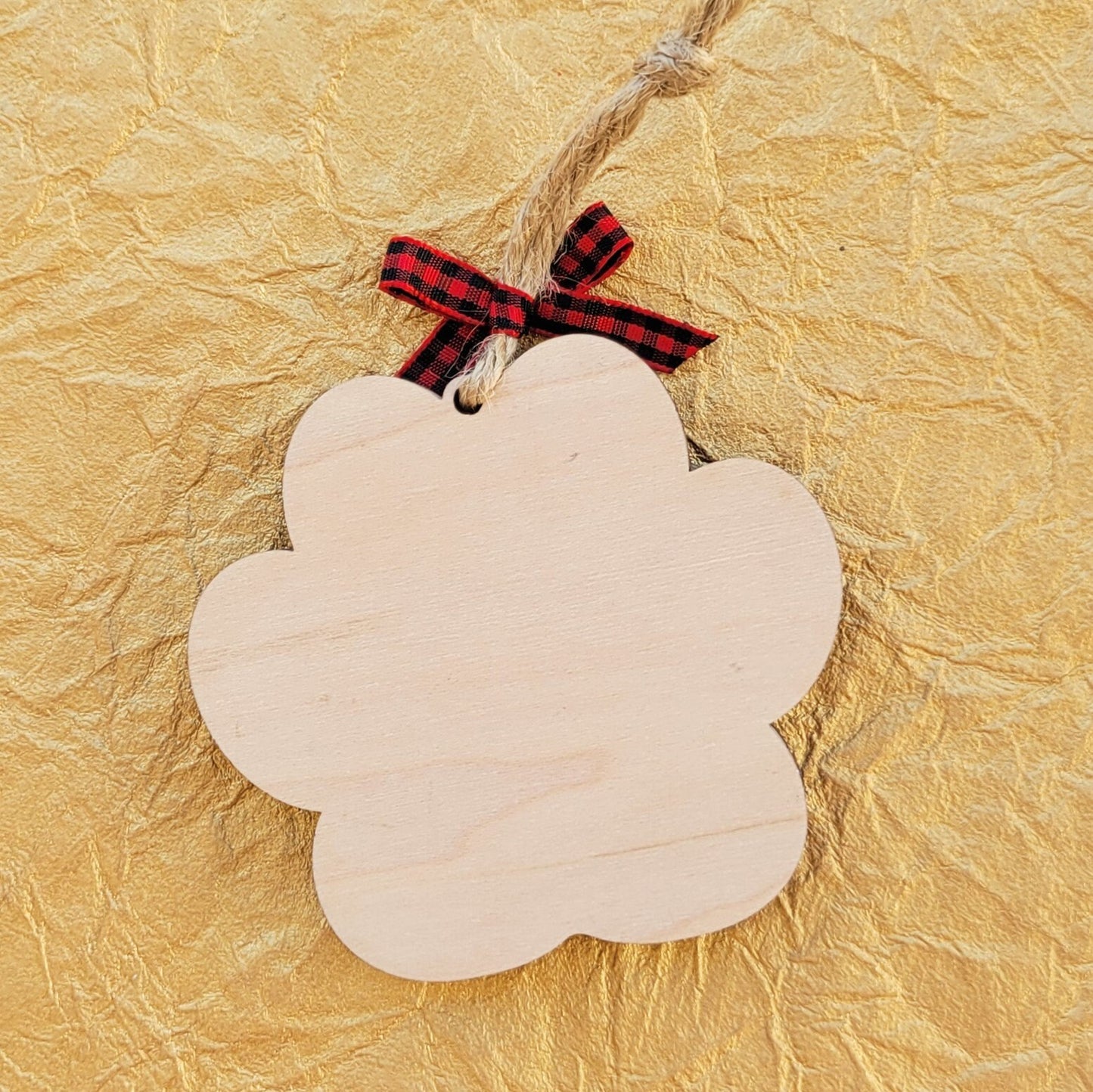 Personalized Pet Name Dog Paw Christmas Ornament - Dog Monogram Name Ornament - 2021 Dog Memory Commemorative Ornament - Wooden Ornament