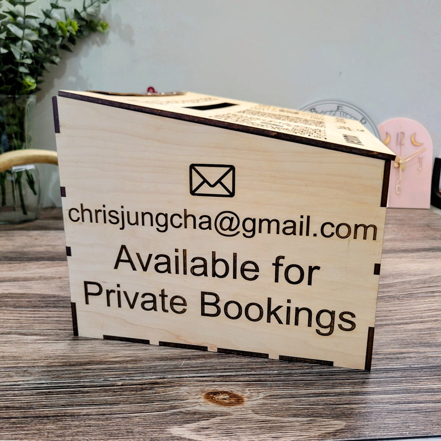 Large QR Code Tip Box - Busking Box - Musician Tip Box - Gig Box - QR Code Payment Sign - Band Tip Box - Qr code tips