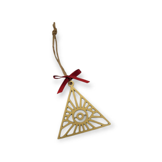 All Seeing Eye Illuminati Christmas Ornament