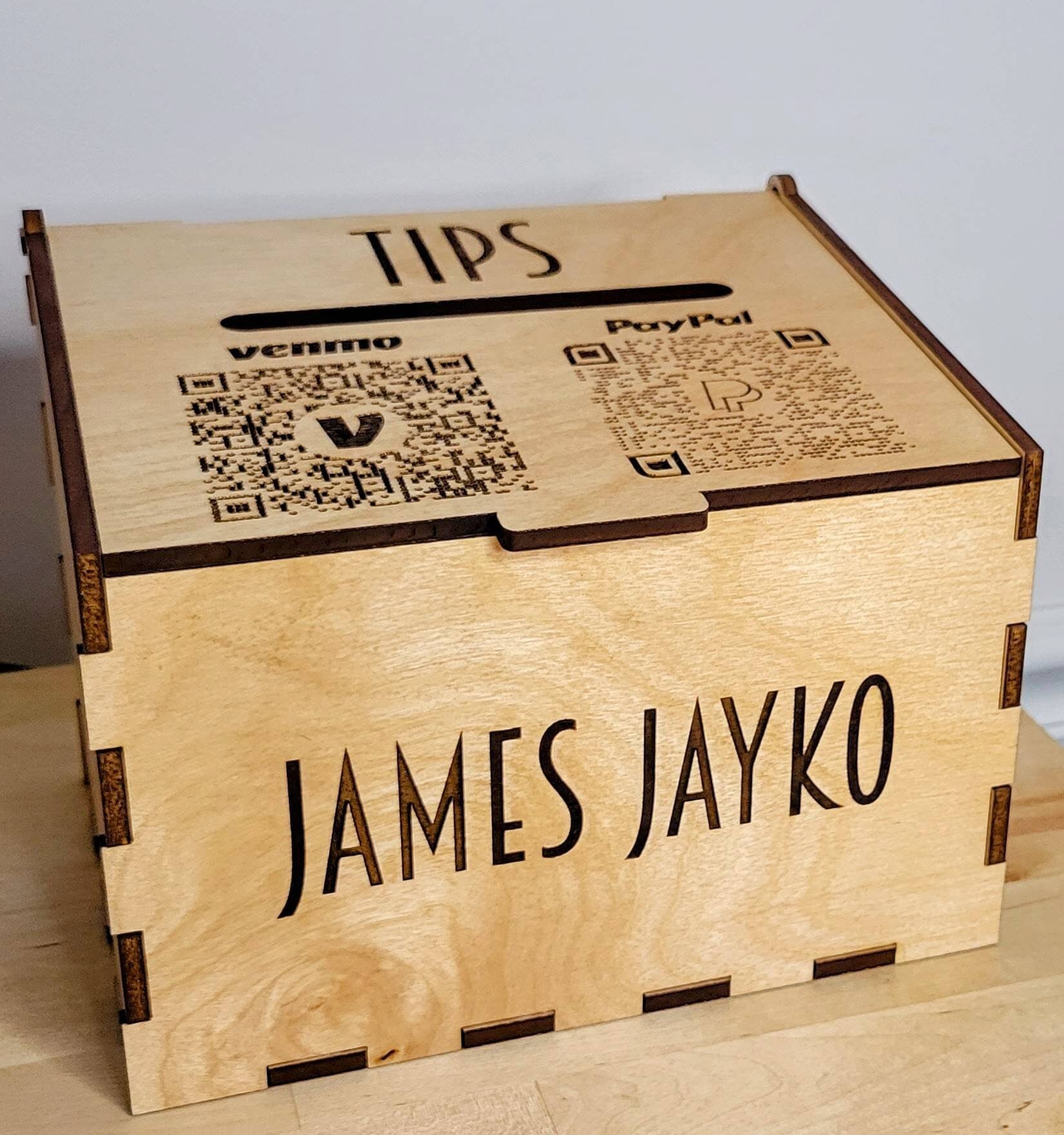 QR Code Tip Box