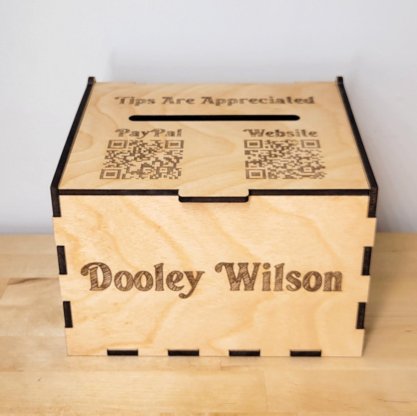 QR Code Tip Box