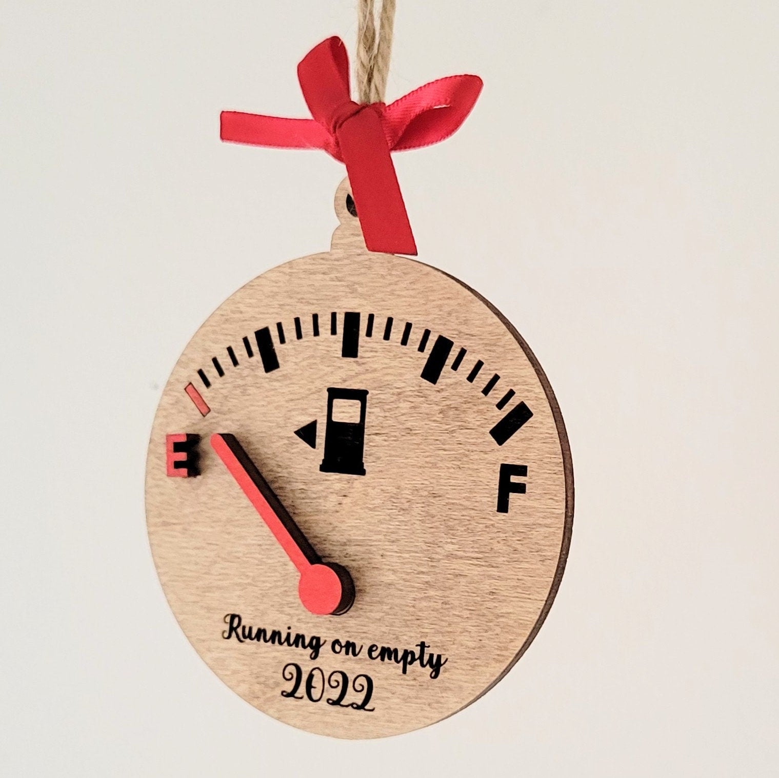 Funny Gas Prices Christmas Ornament