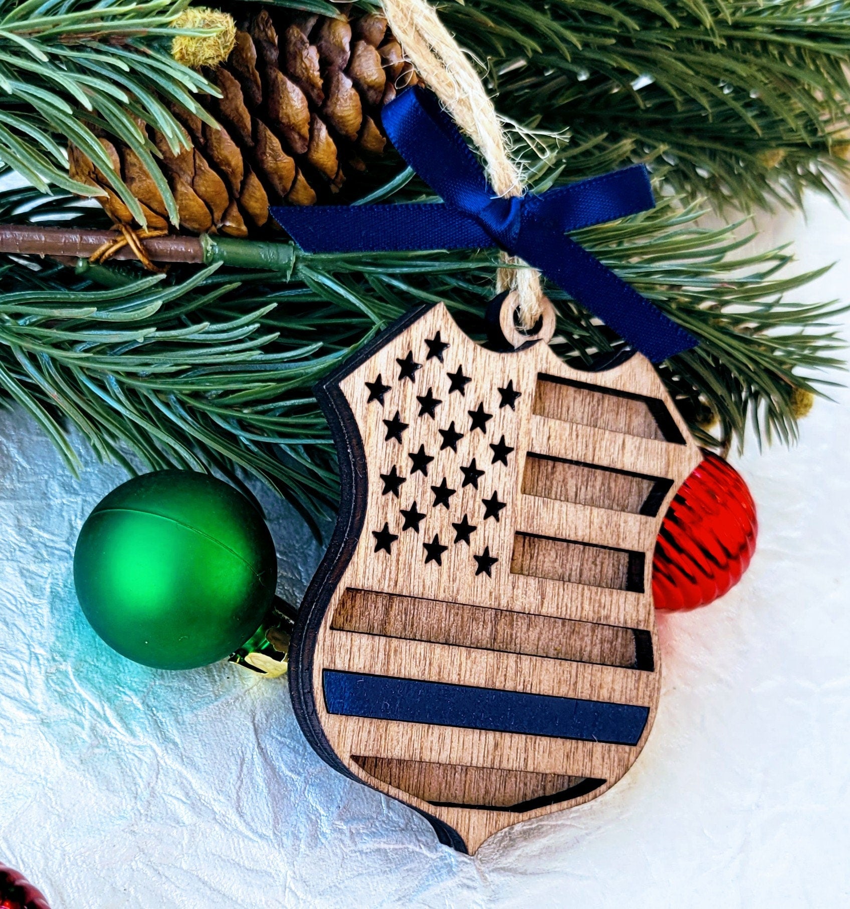 Police Officer Christmas Ornament