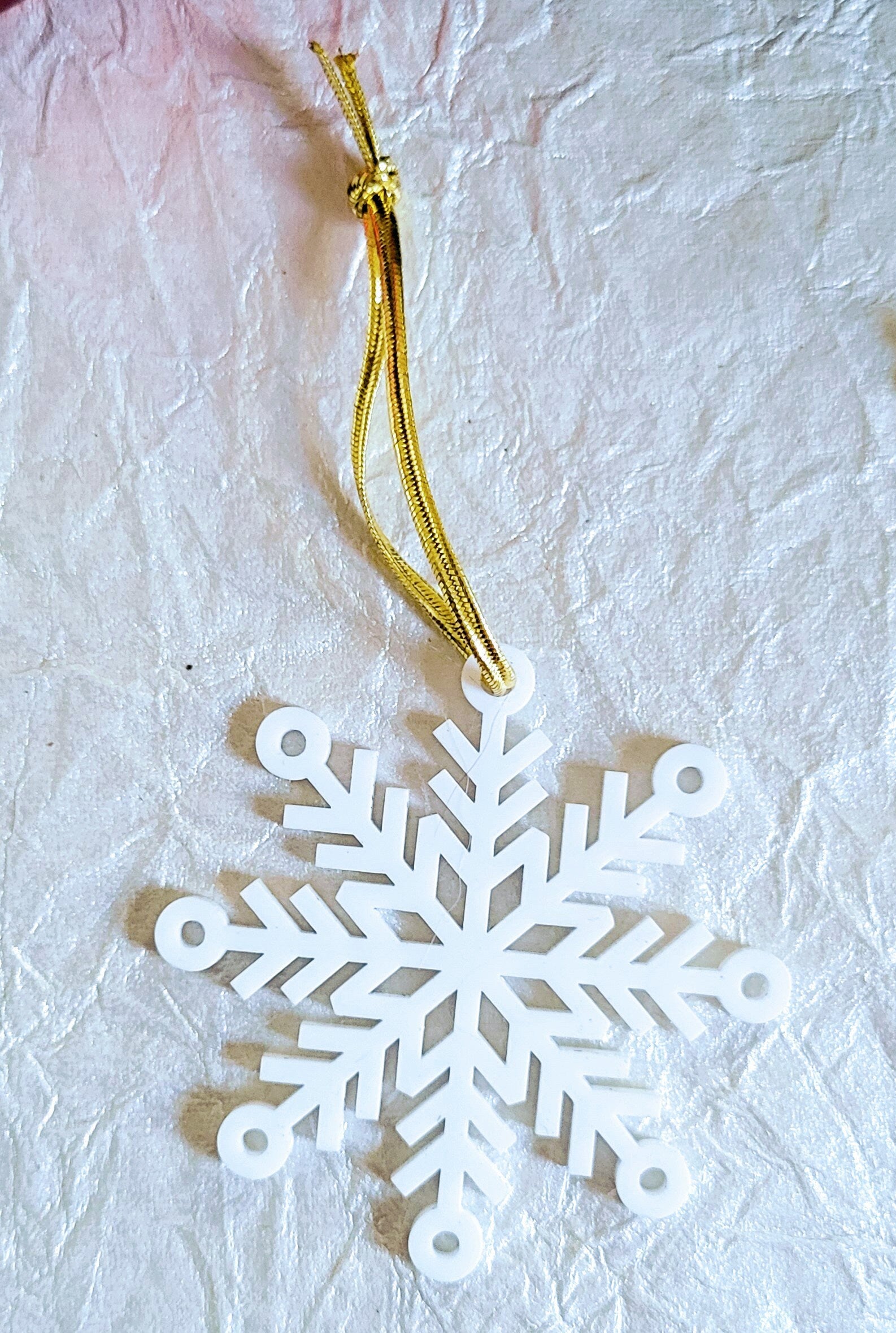 Set of 3 Snowflake Ornaments