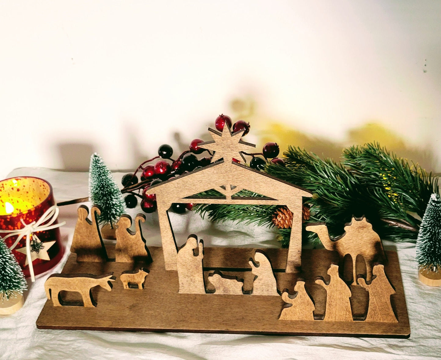 Minimalist Nativity Scene