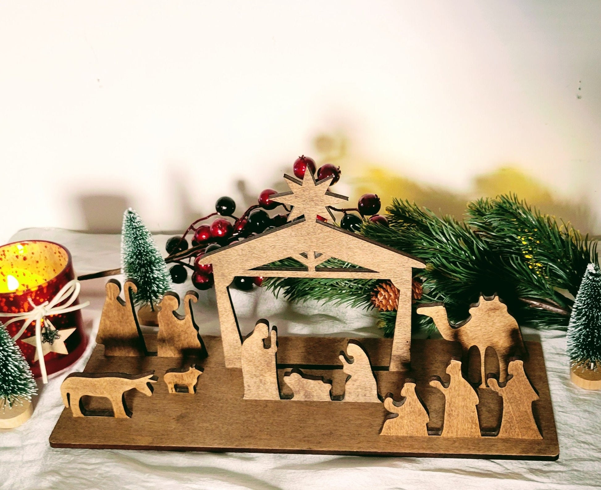 Minimalist Nativity Scene